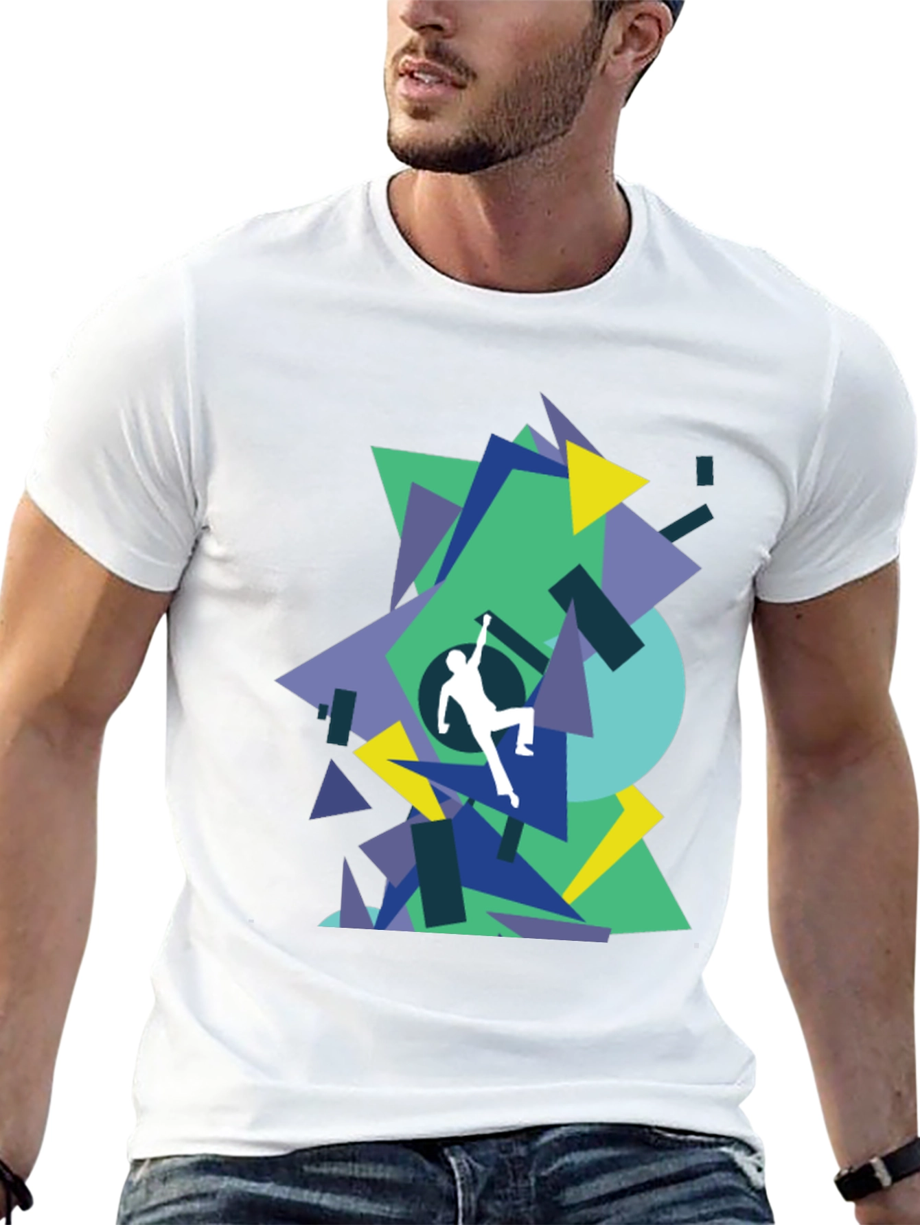 Geometric Climbing T-Shirt