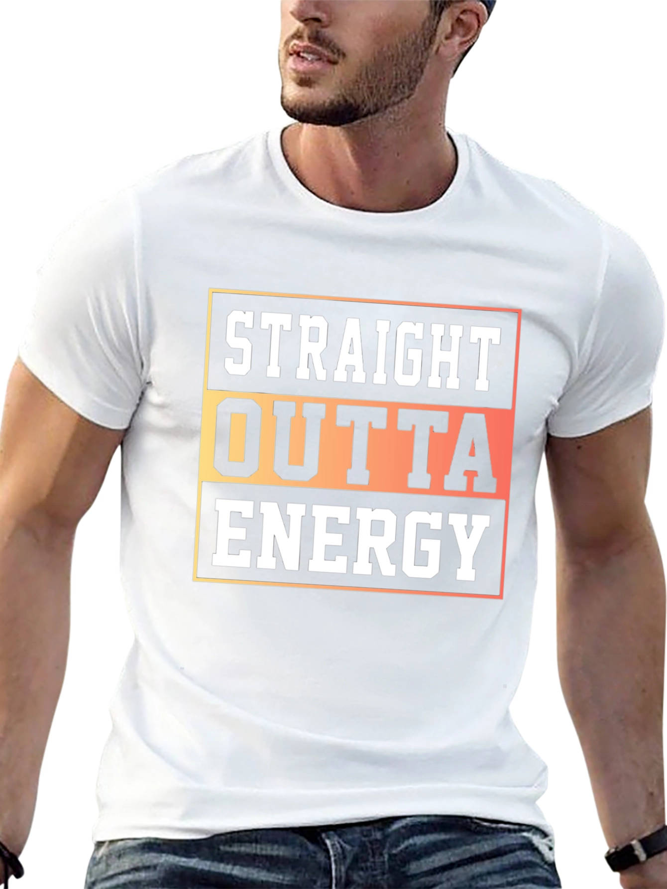 Straight Outta Energy Graphic T-Shirt