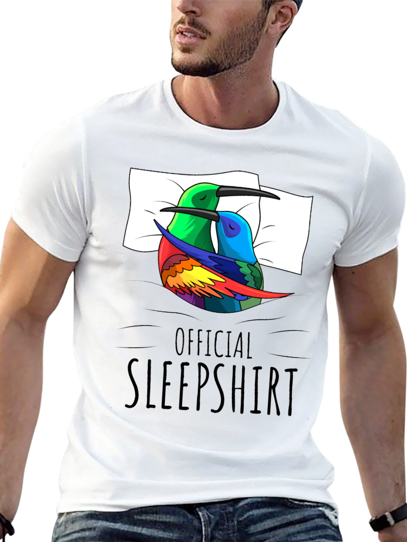 Official Sleepshirt Hummingbird Graphic Tee