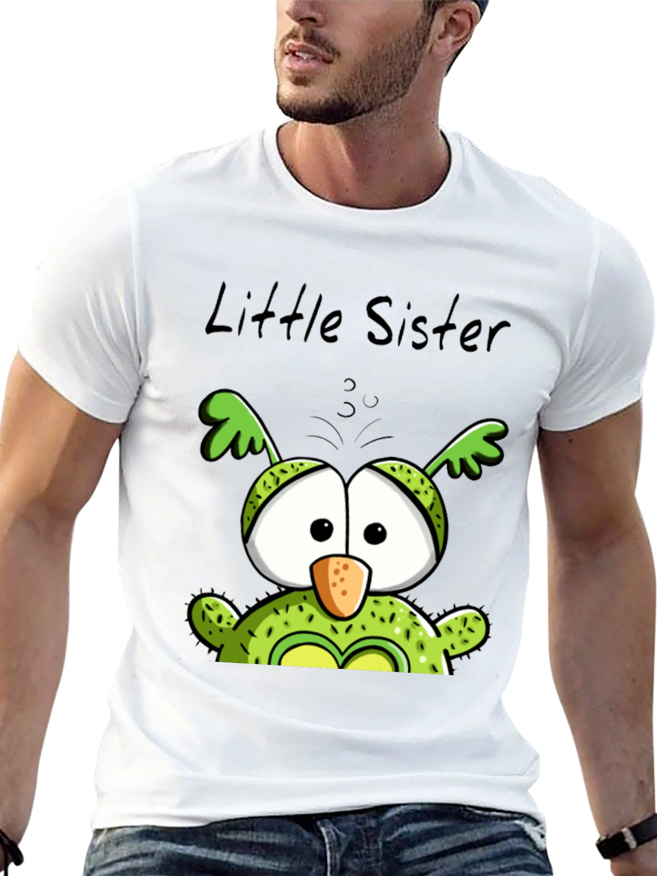 Little Sister Owl T-Shirt - Cute Family Tee