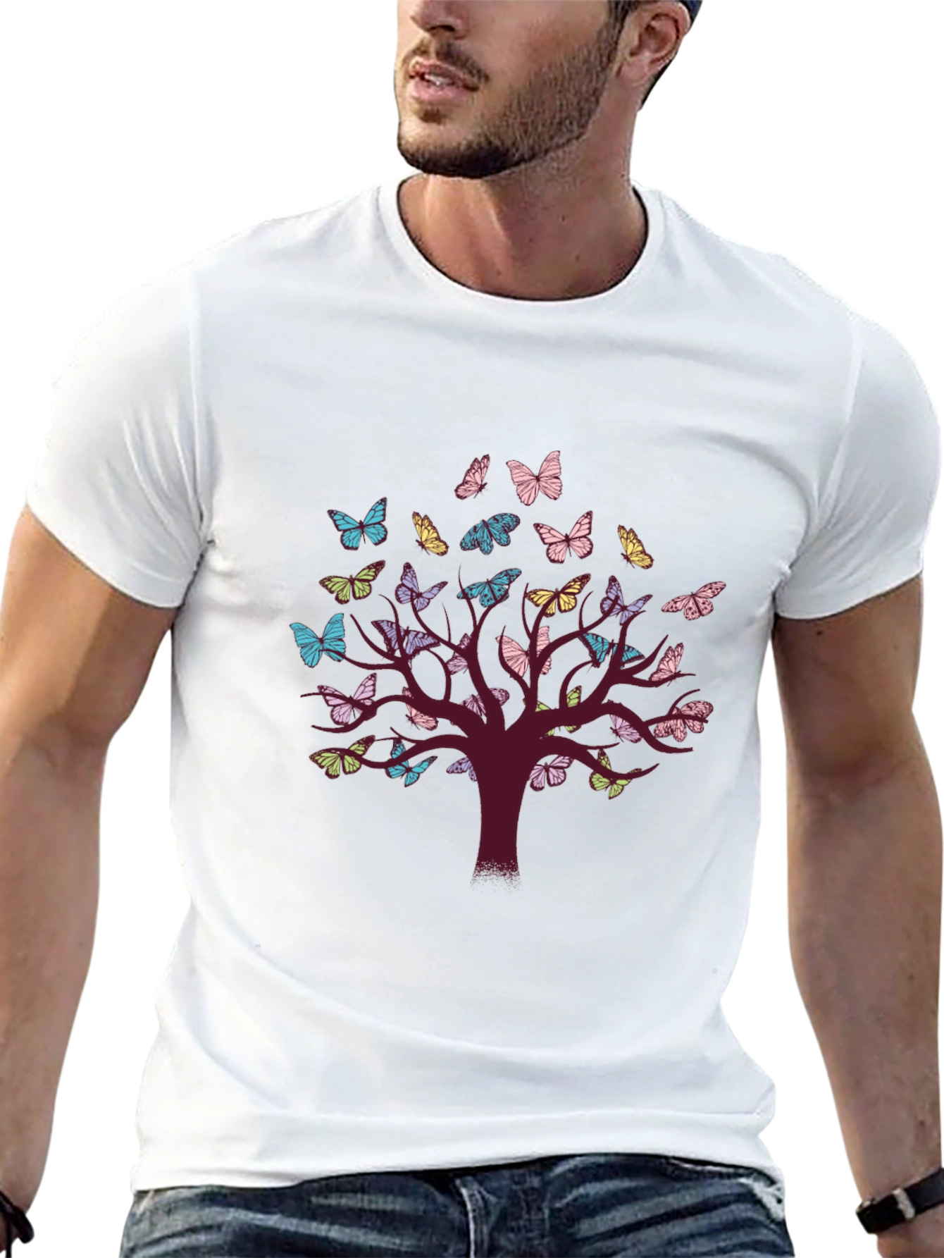Butterfly Tree Graphic Tee - Unisex