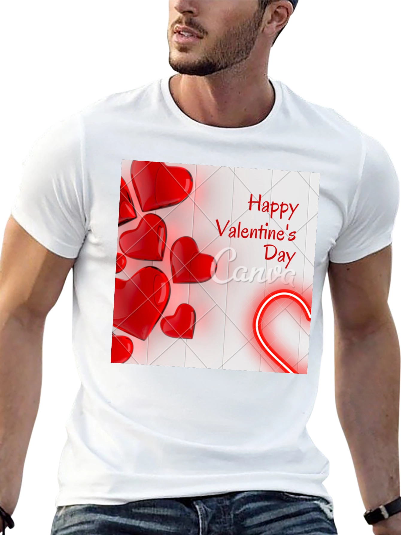 Happy Valentines Day Graphic T-Shirt
