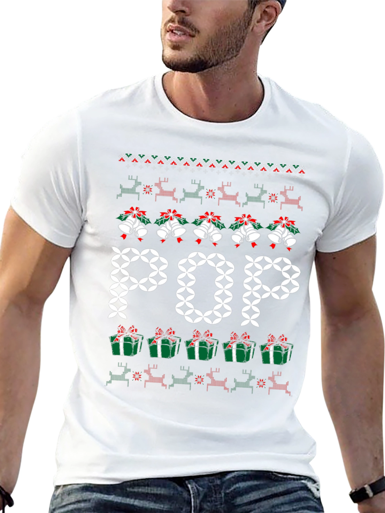 Festive POP Ugly Christmas Sweater T-Shirt
