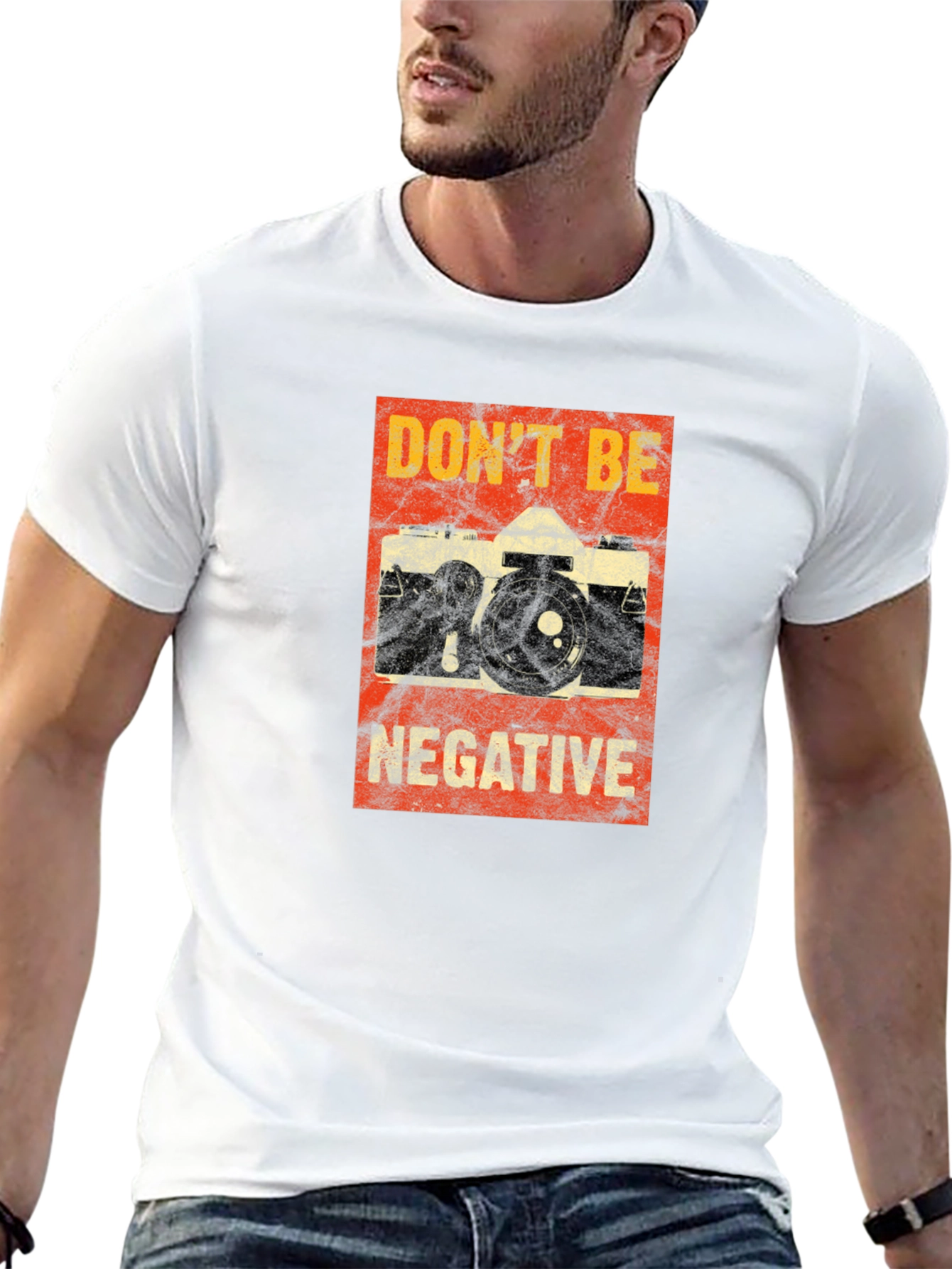 Dont Be Negative Camera T-Shirt