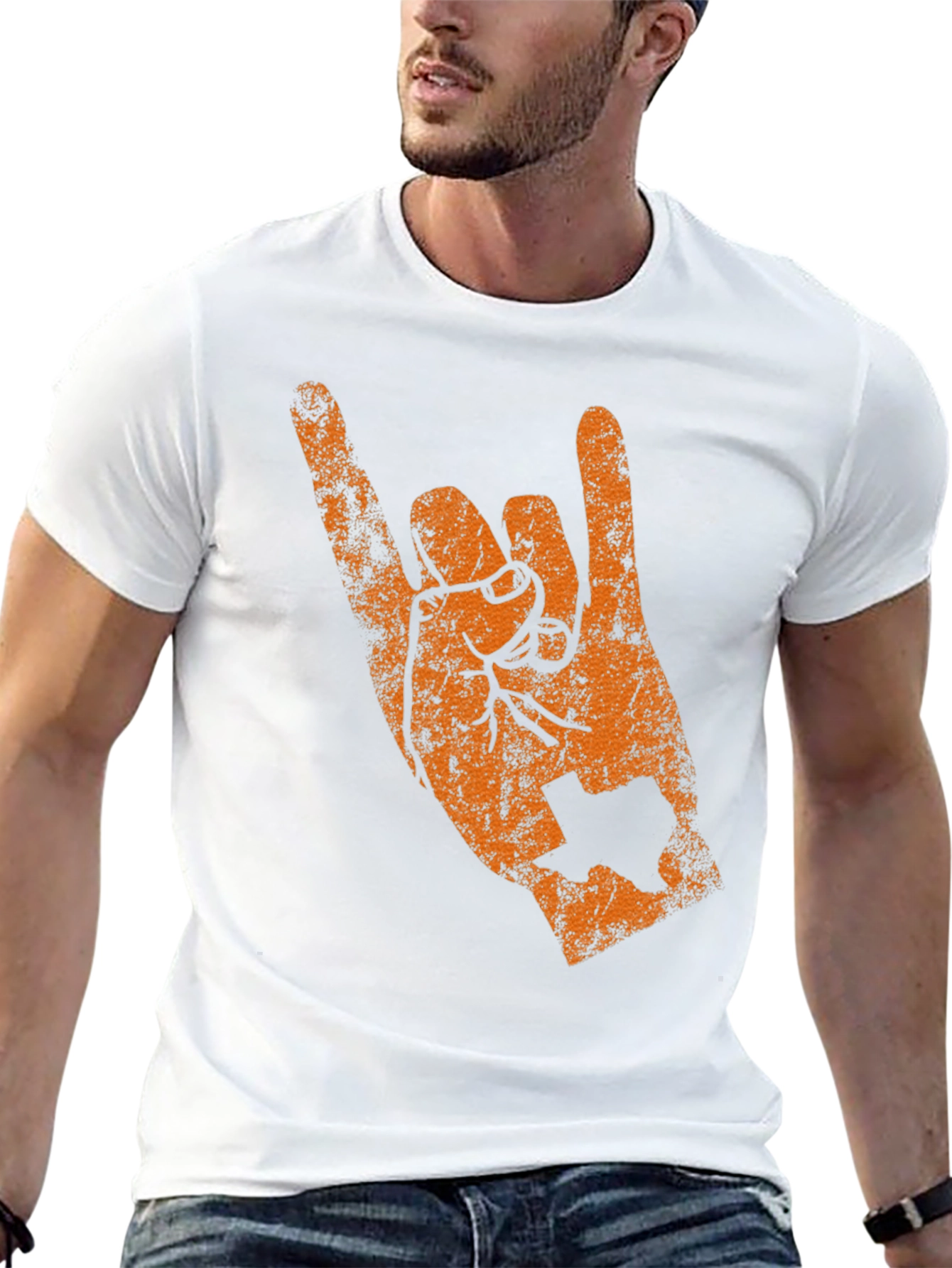 Texas Longhorns Hand Sign Graphic Tee - Black