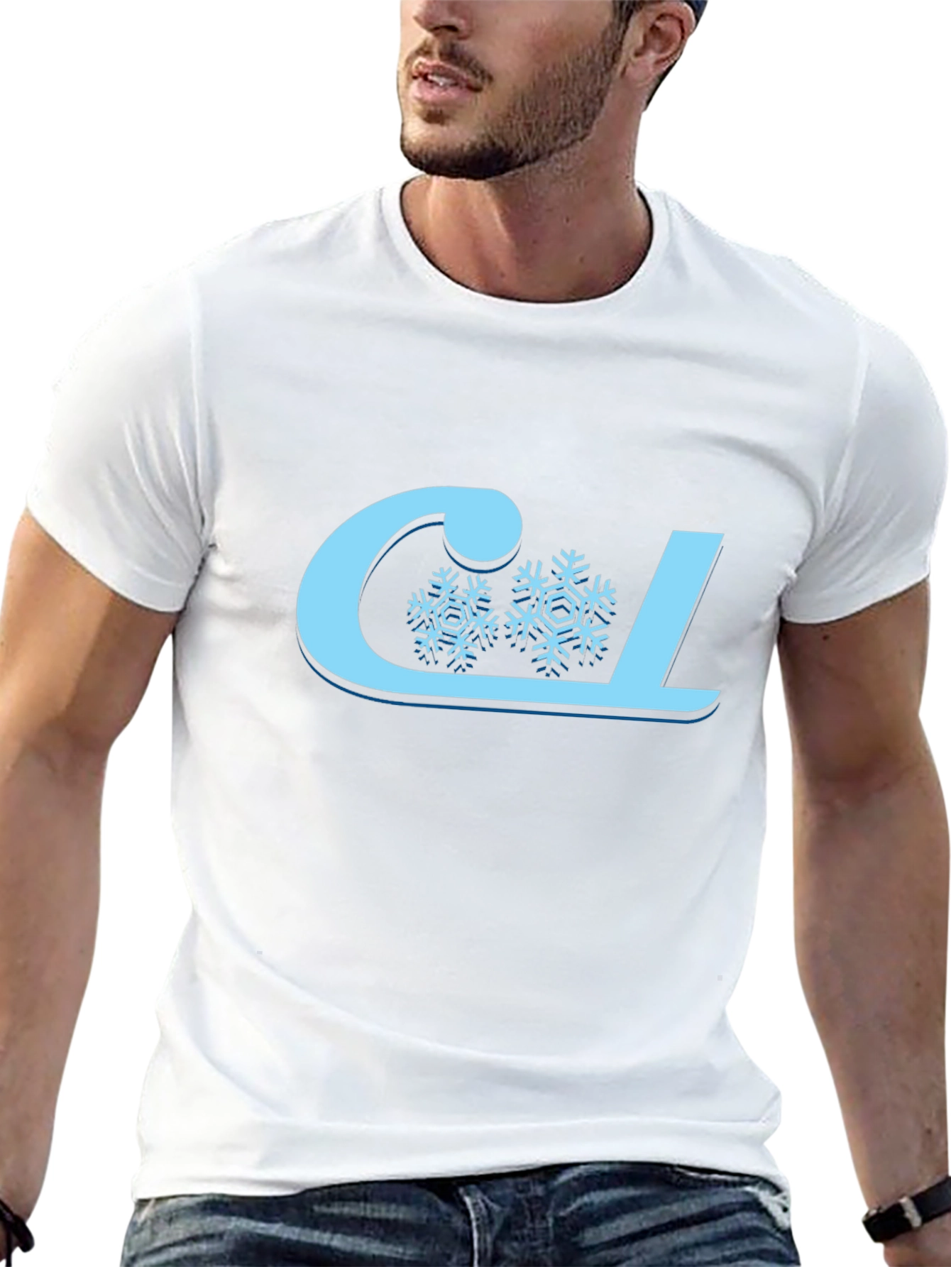 Cool Winter T-Shirt - Snowflake Design
