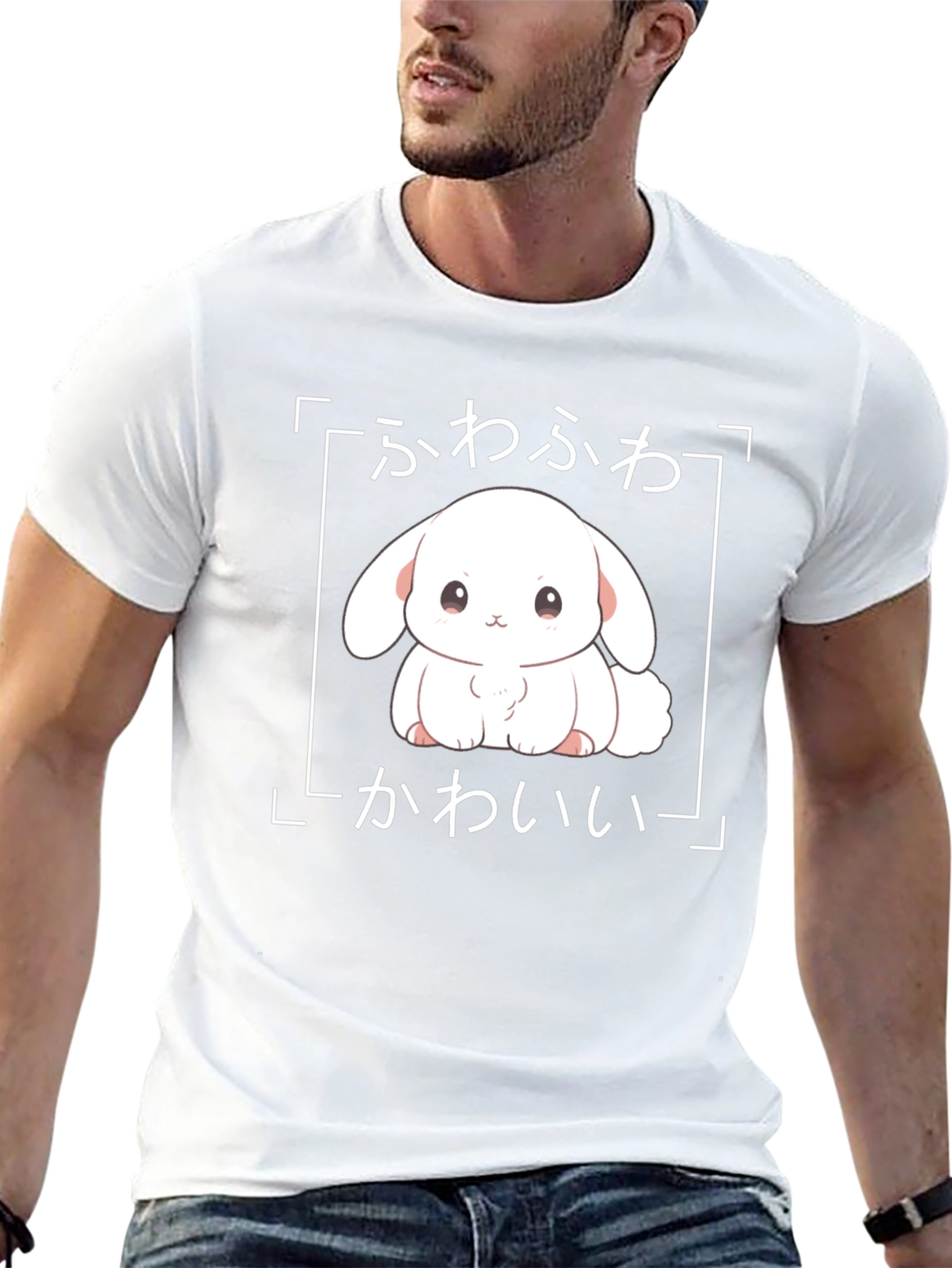 Cute Kawaii Bunny Graphic T-Shirt