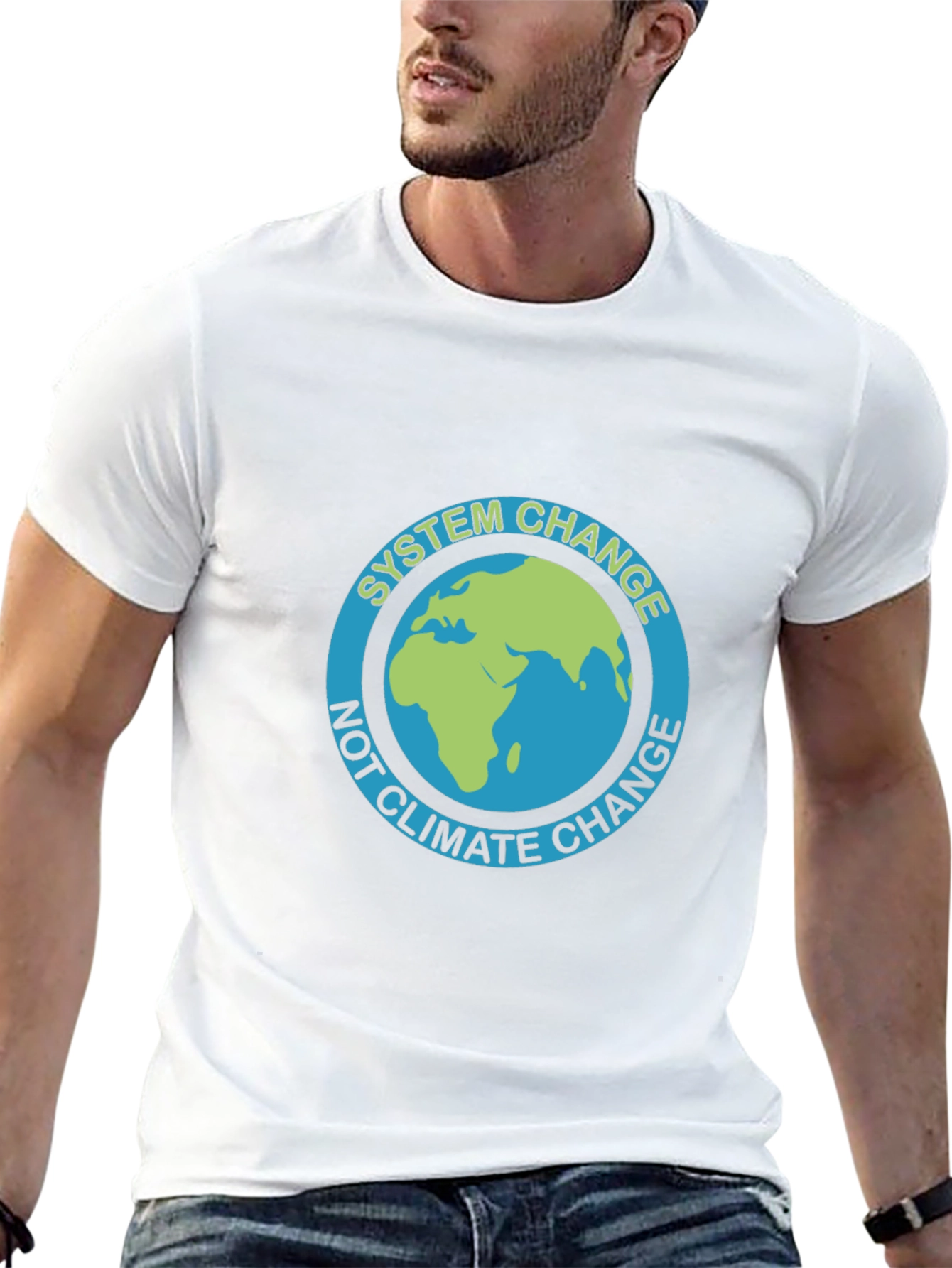 System Change T-Shirt - Climate Change Awareness