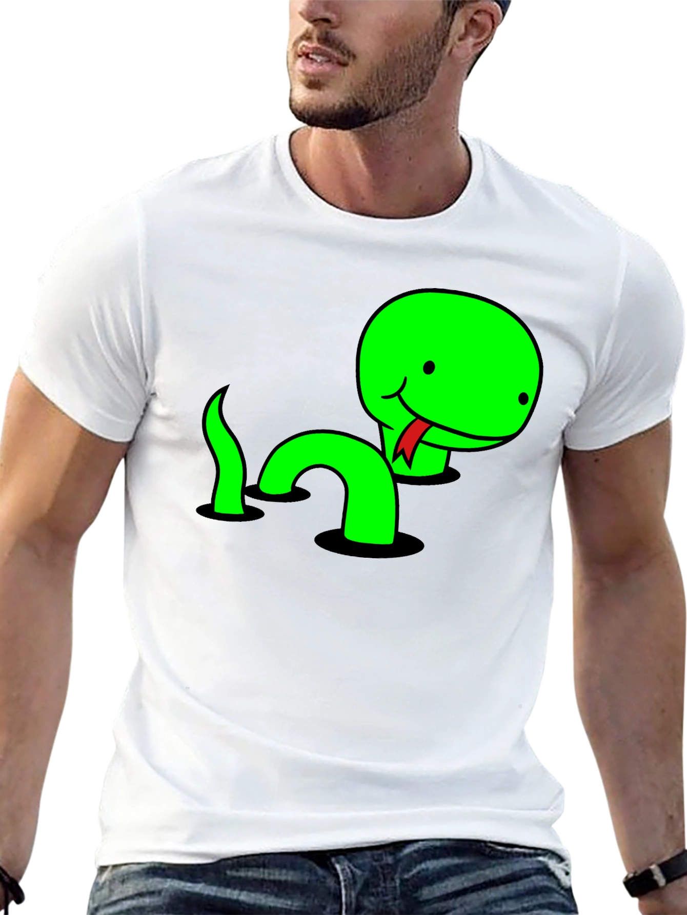 Funny Snake T-Shirt - Cute Cartoon Reptile Tee