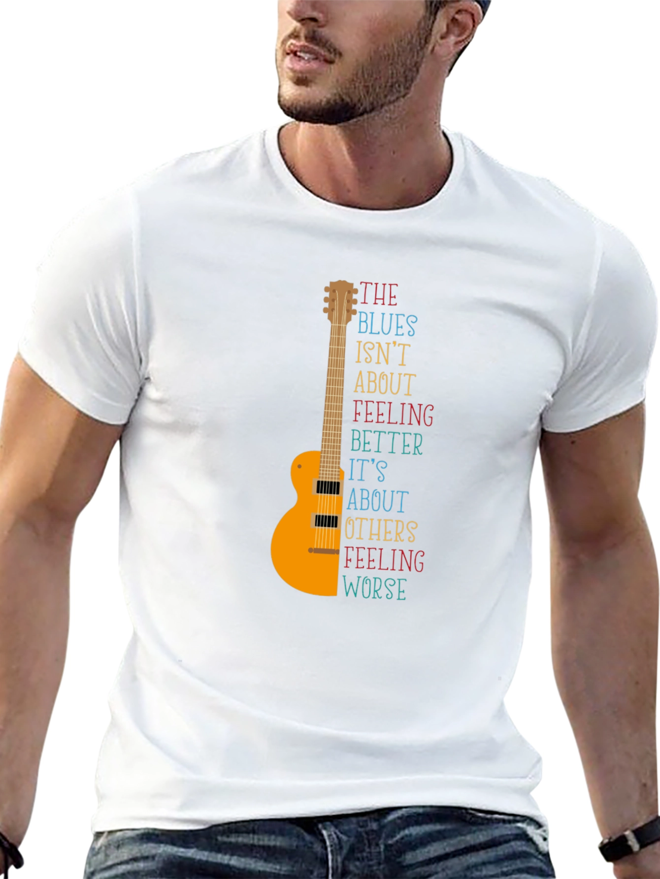 The Blues Guitar T-Shirt - Music Lover Tee