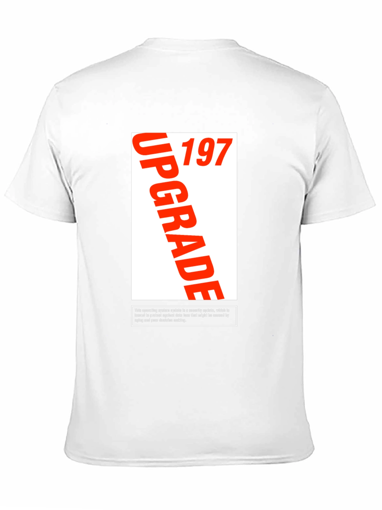 Upgrade 197 Graphic Tee - Security Update Design