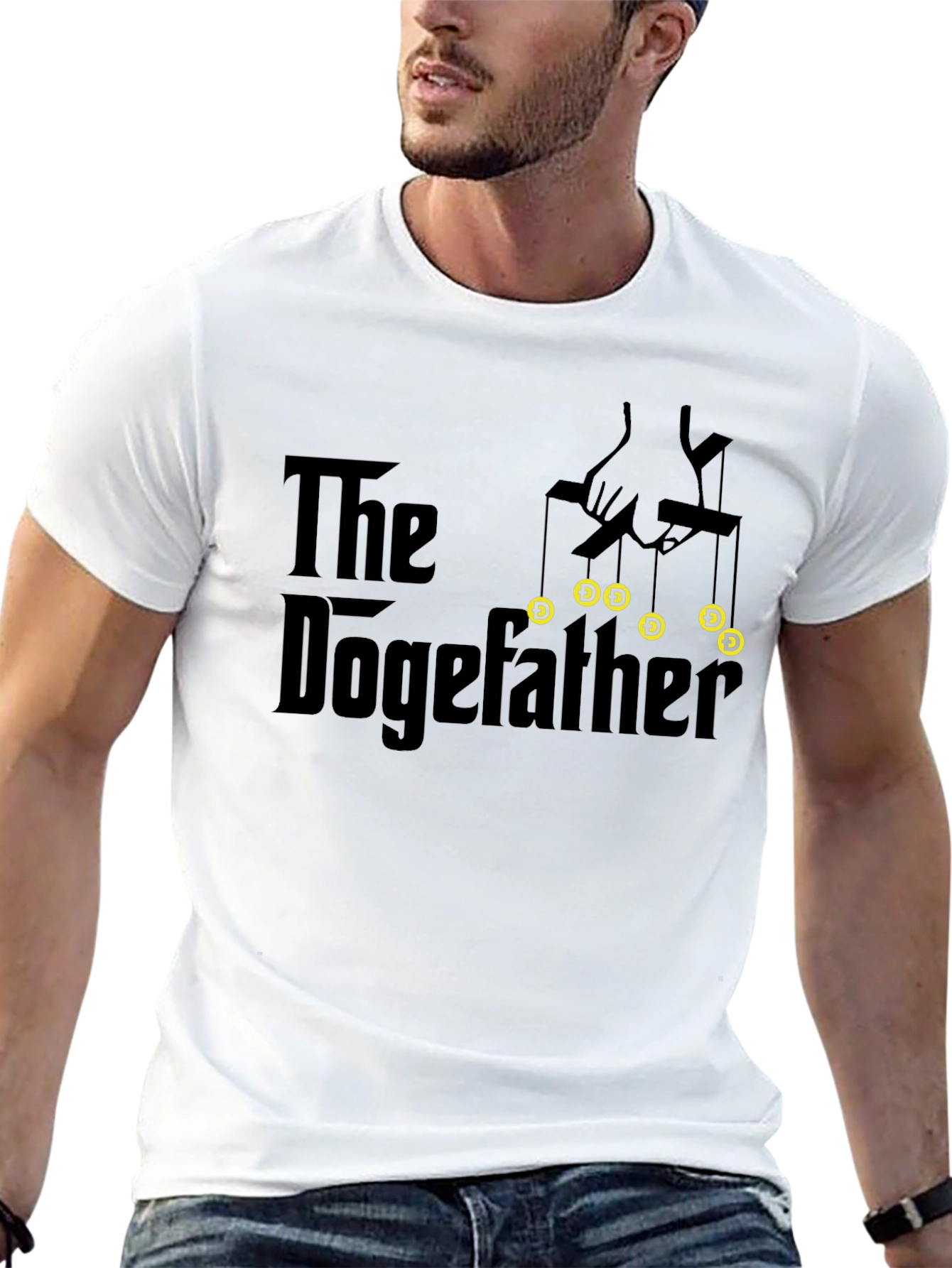 The Dogefather Black T-Shirt