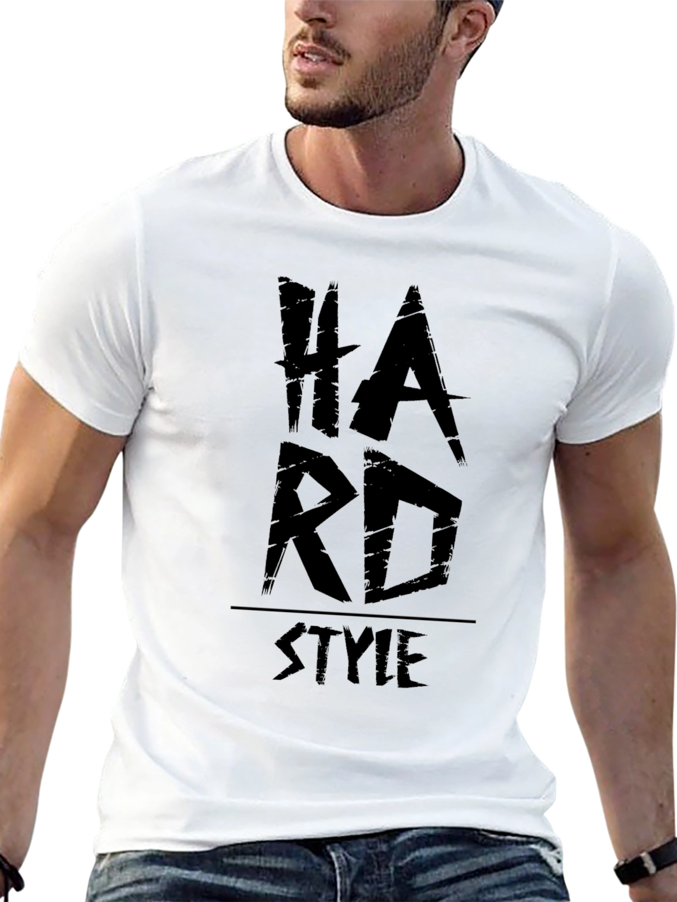 Hard Style Black Graphic Tee