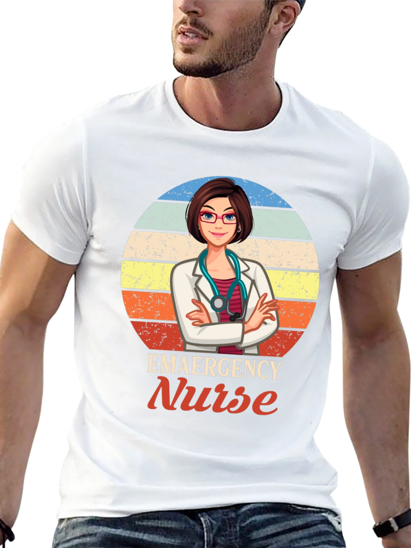 Emergency Nurse T-Shirt - Medical Hero Tee