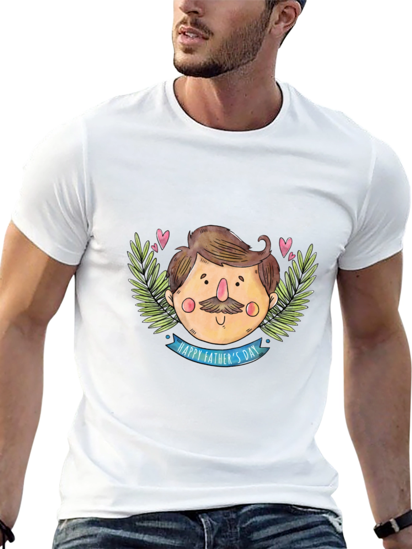 Happy Fathers Day Cartoon Dad T-Shirt