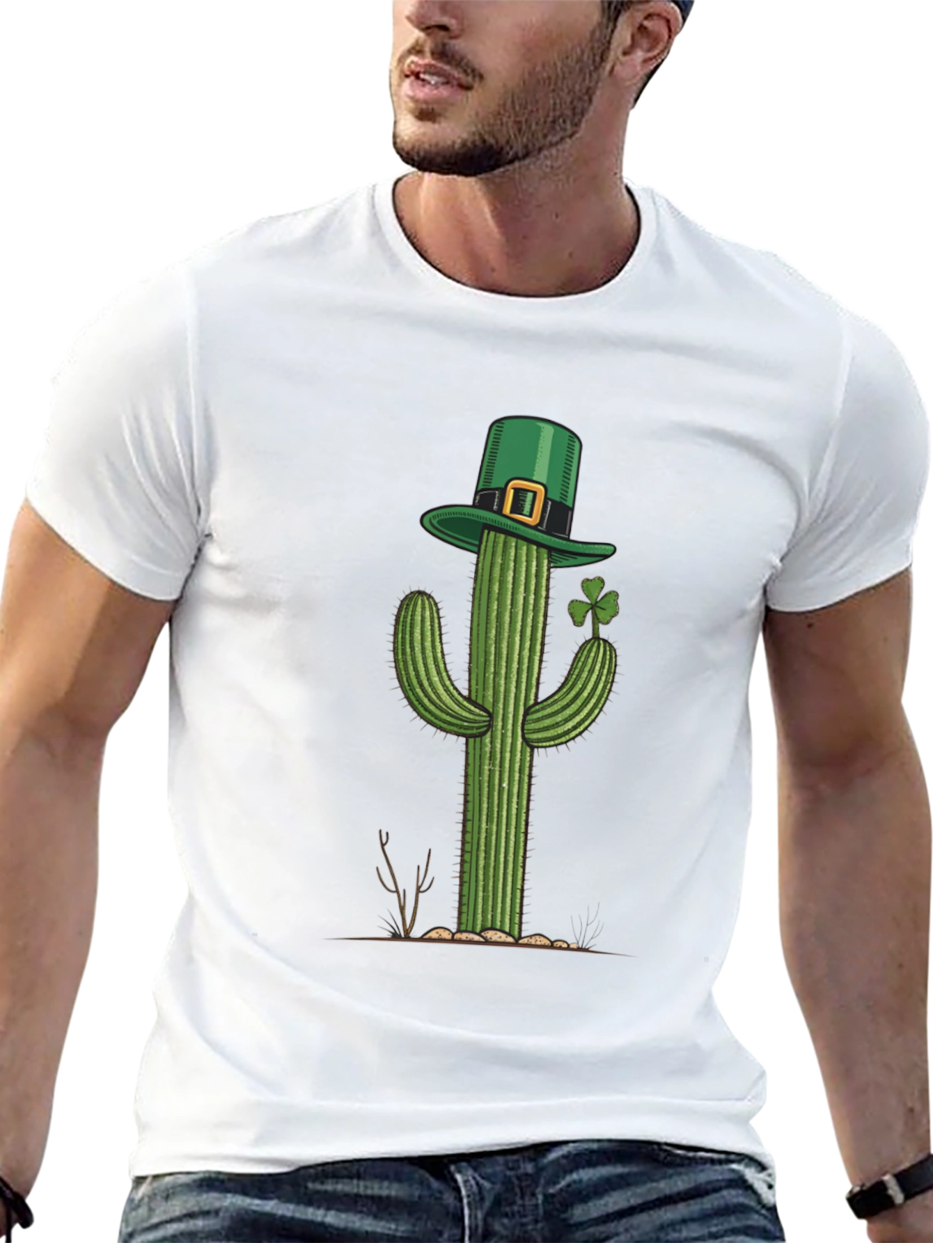 St Patricks Day Cactus T-Shirt