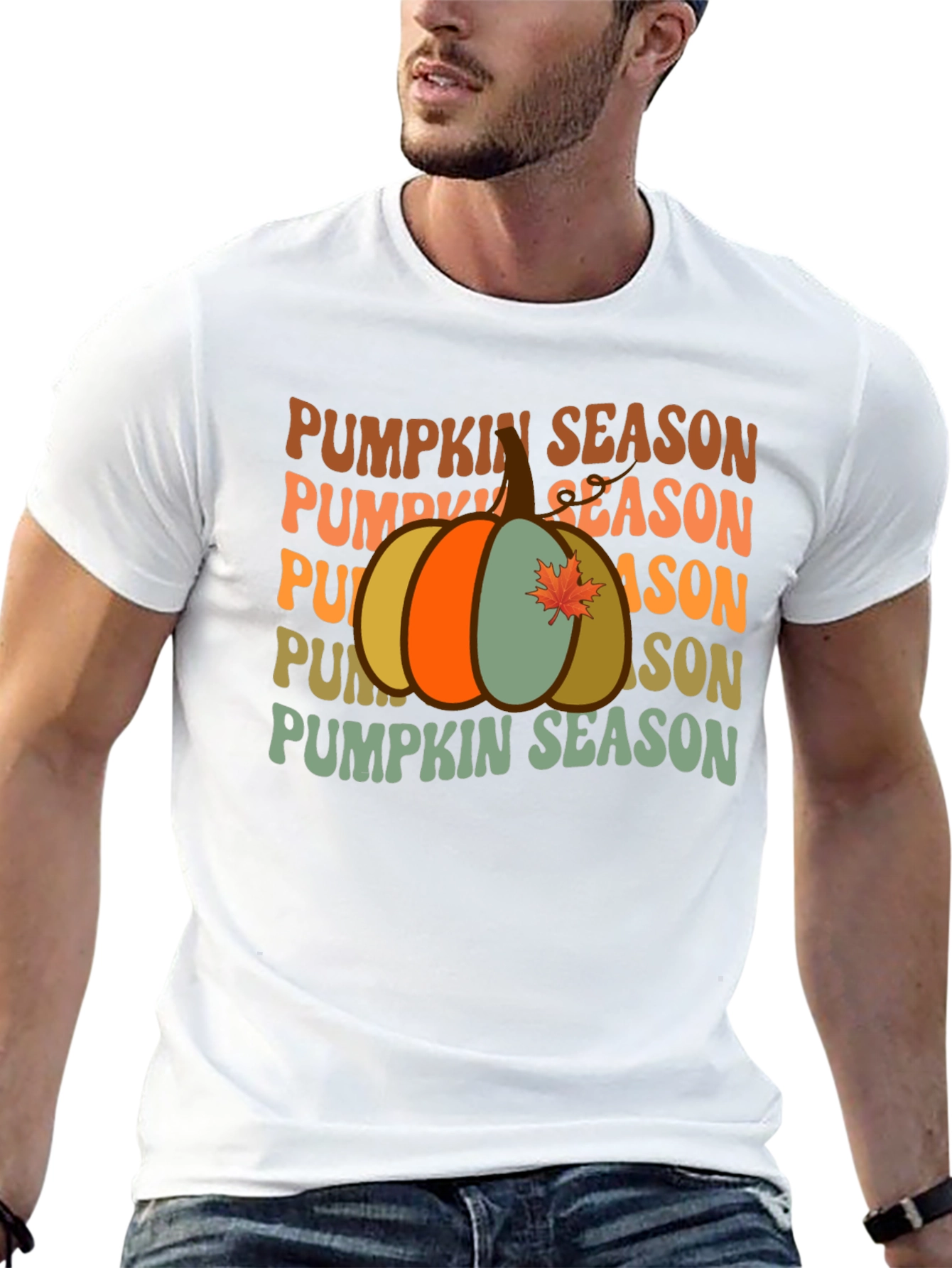 Pumpkin Season T-Shirt - Retro Fall Style