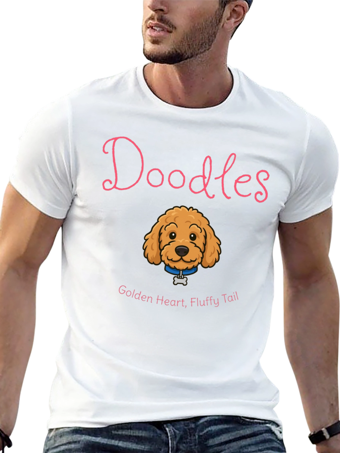 Doodles Golden Heart T-Shirt