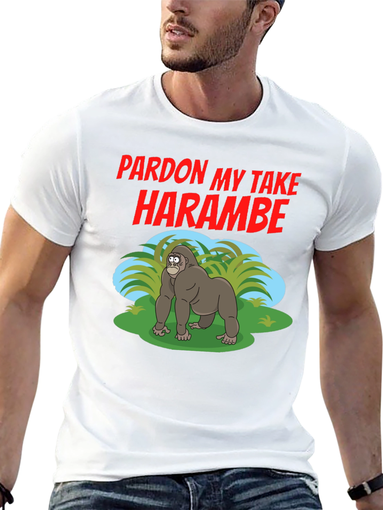 Pardon My Take Harambe Graphic Tee