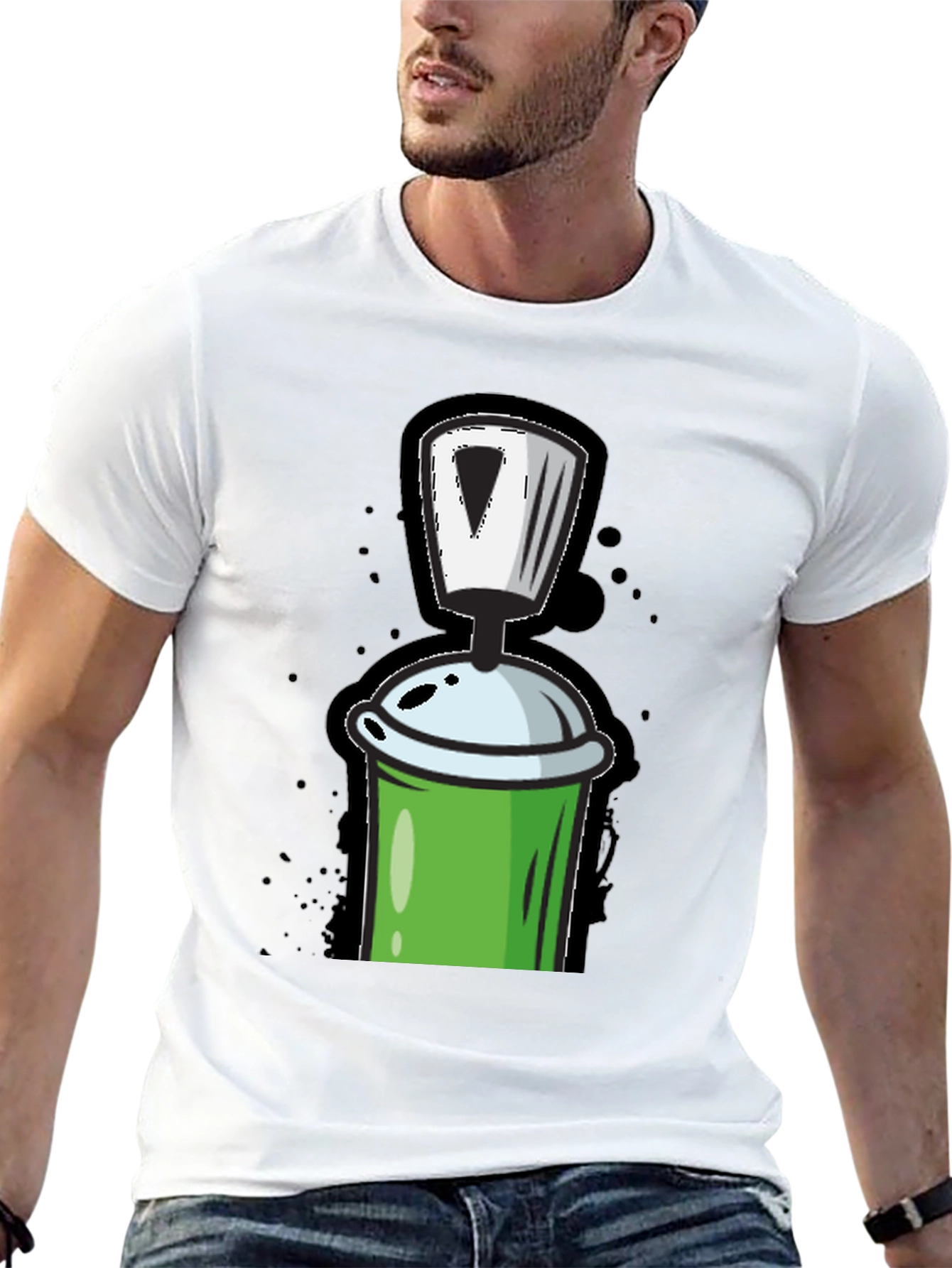 Spray Can Graphic T-Shirt
