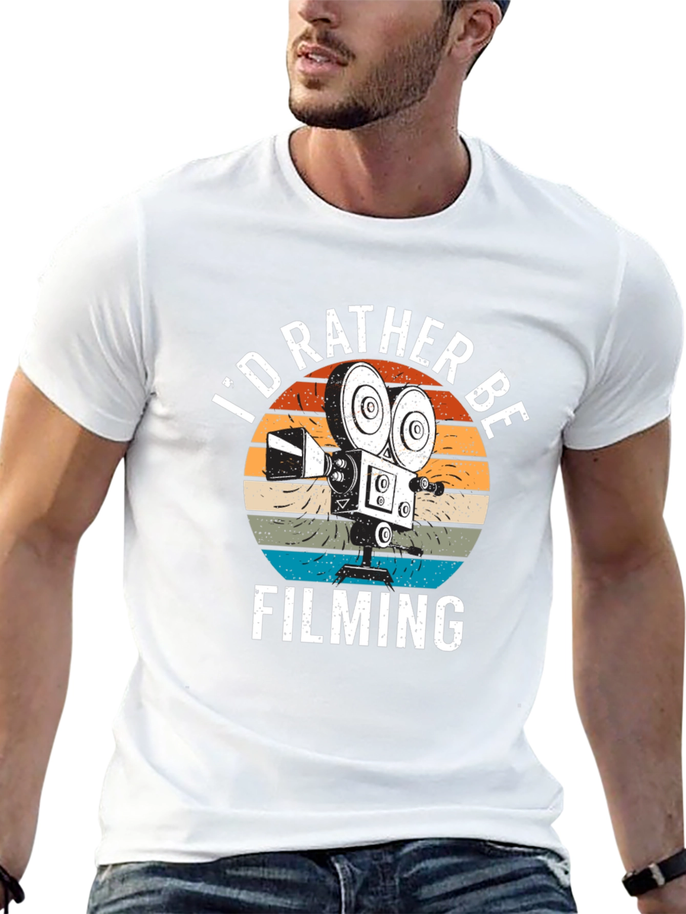 Id Rather Be Filming T-Shirt | Movie Lover Gift