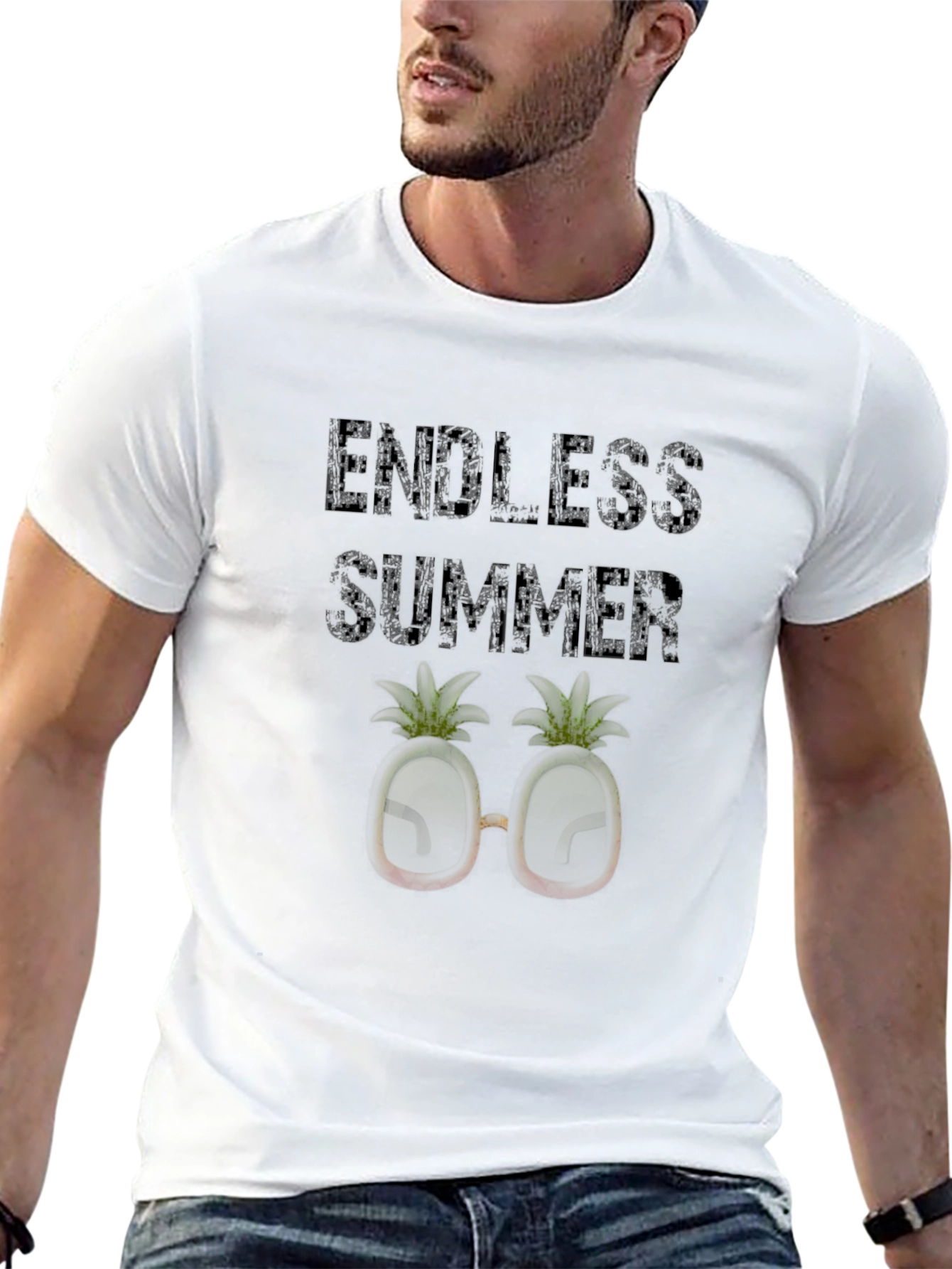 Endless Summer Pineapple Sunglasses Graphic Tee