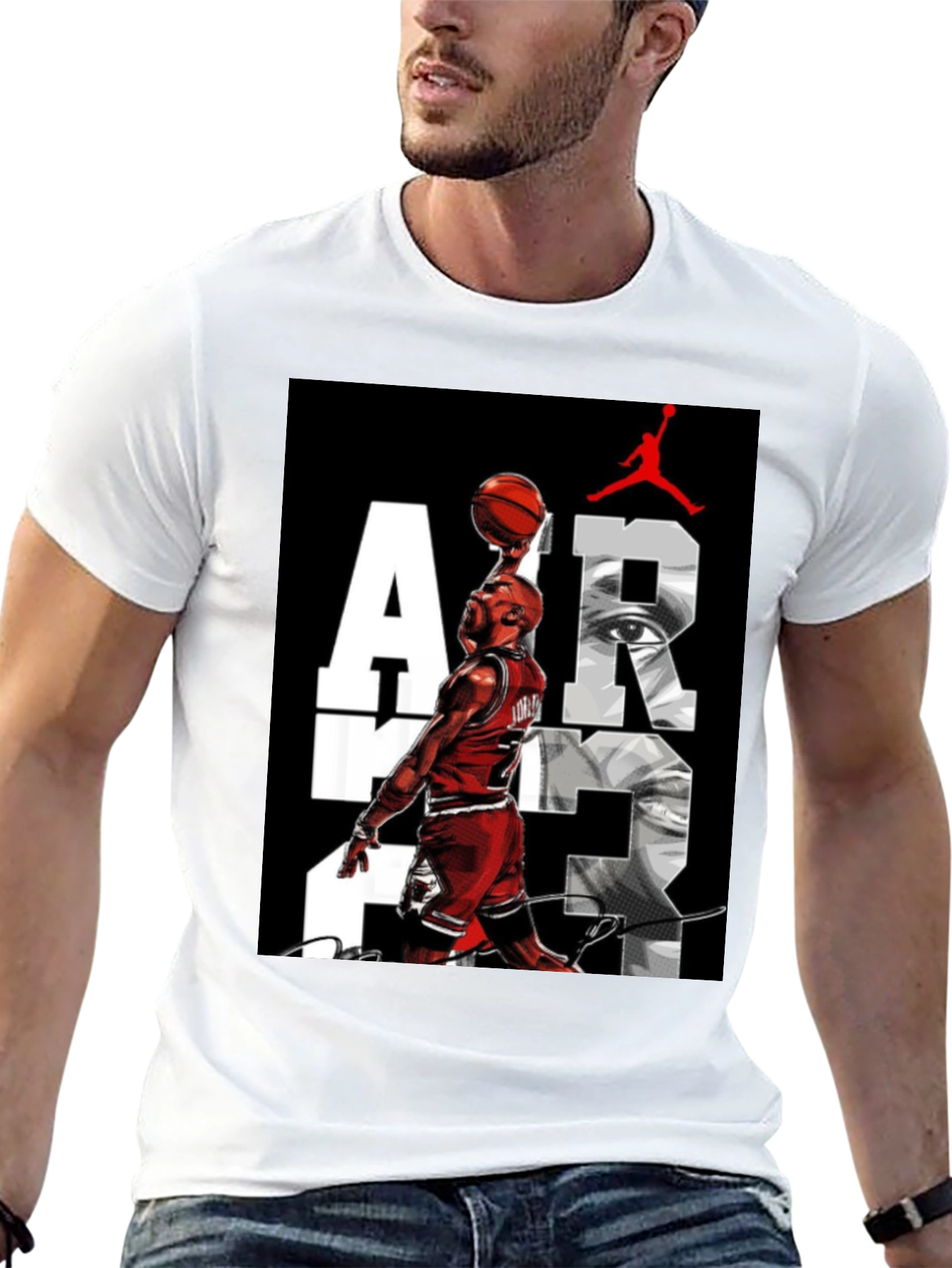 Air Jordan Graphic Print Black T-Shirt