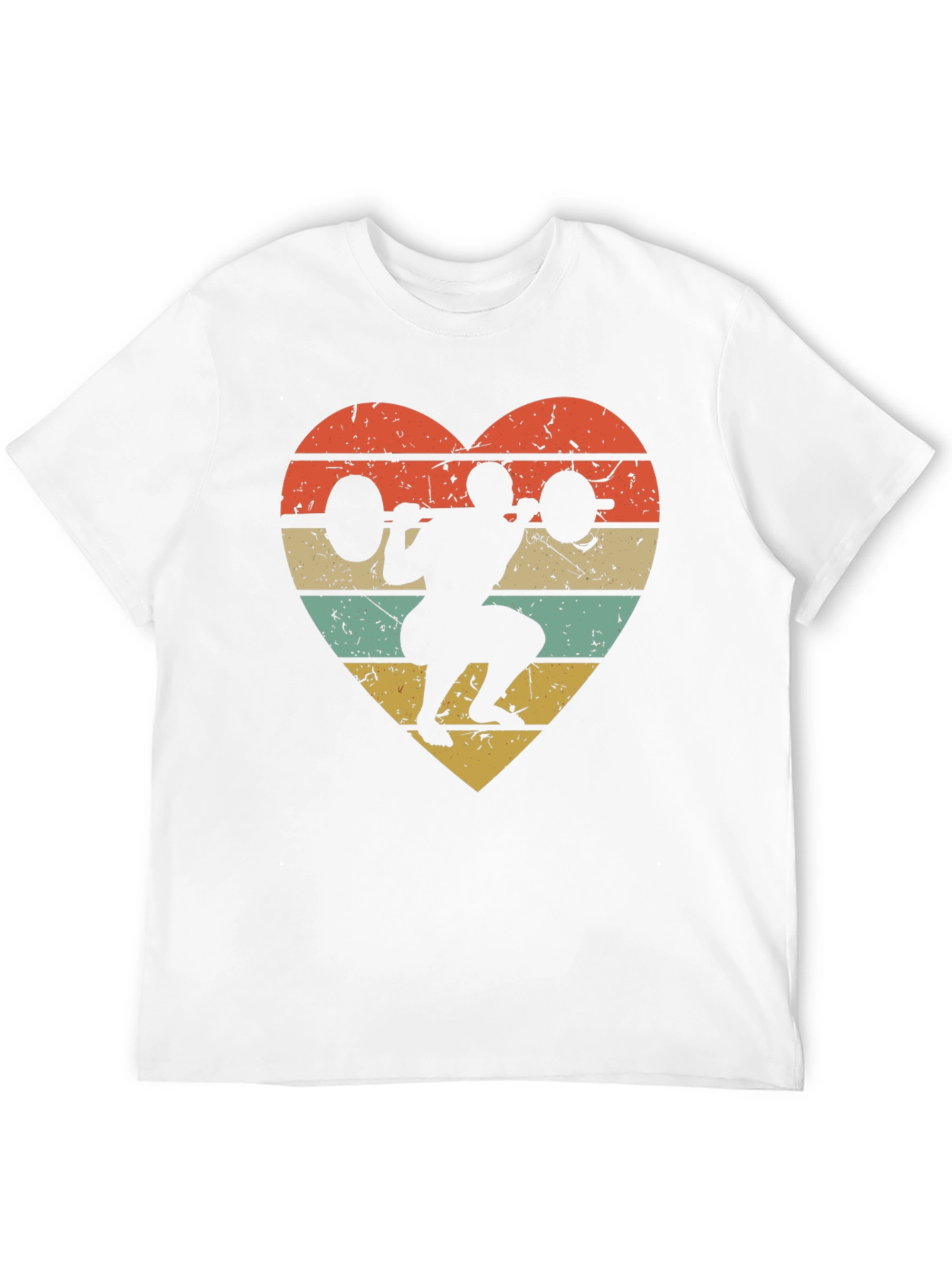 Weightlifting Heart T-Shirt - Workout Apparel