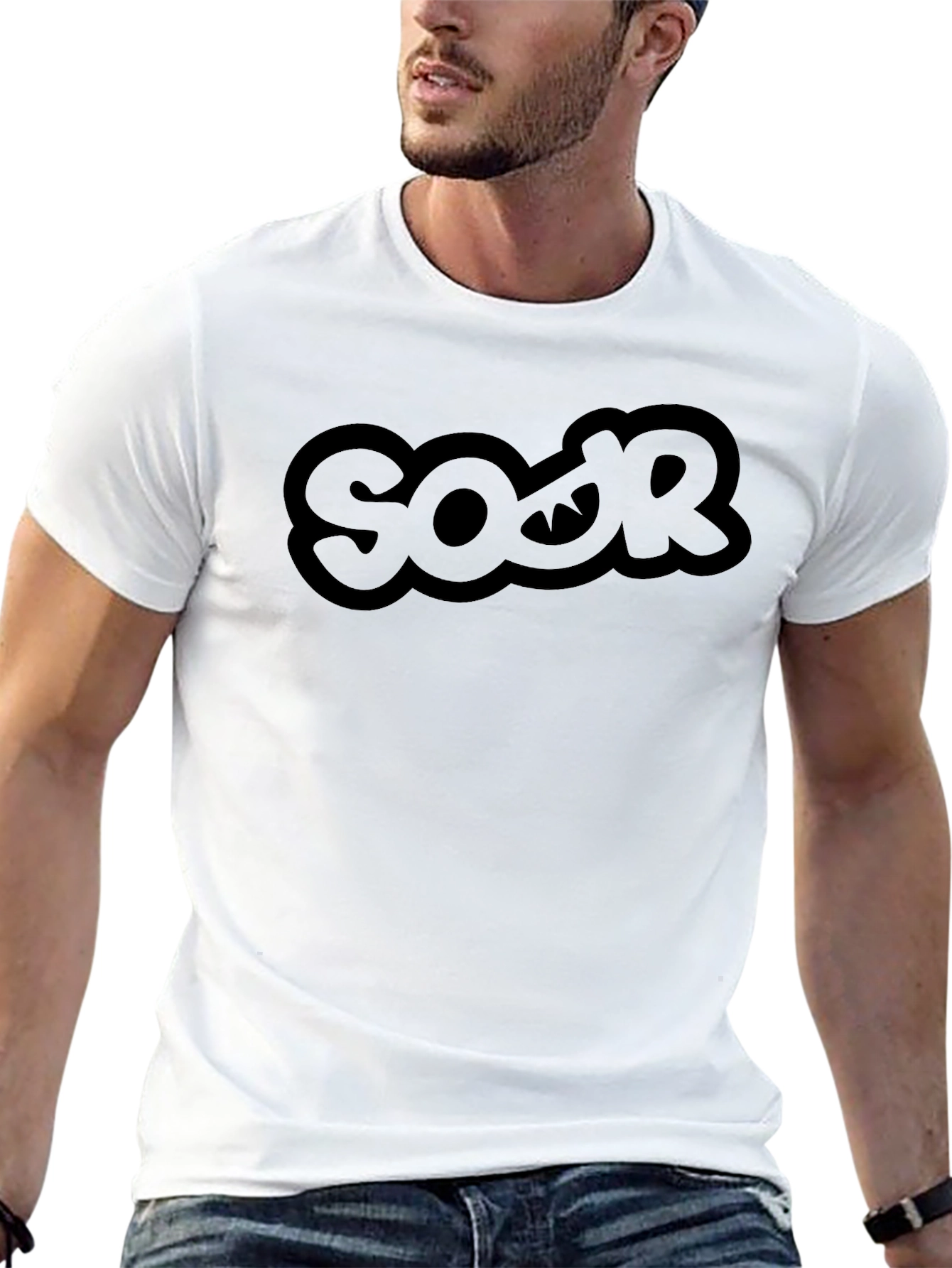 Black SOOR Graphic Tee - Mens Casual Style