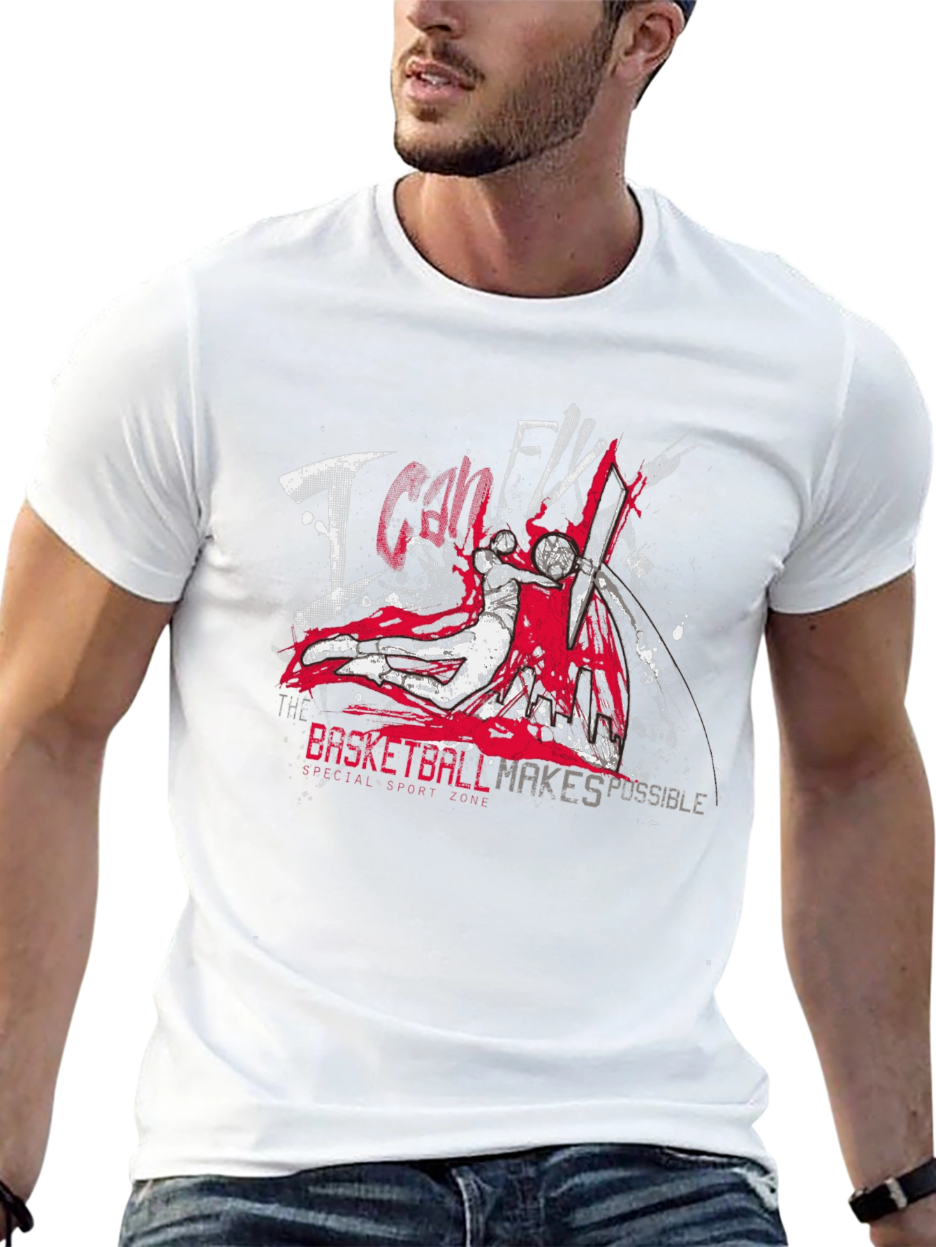 I Can Fly Basketball Graphic Tee