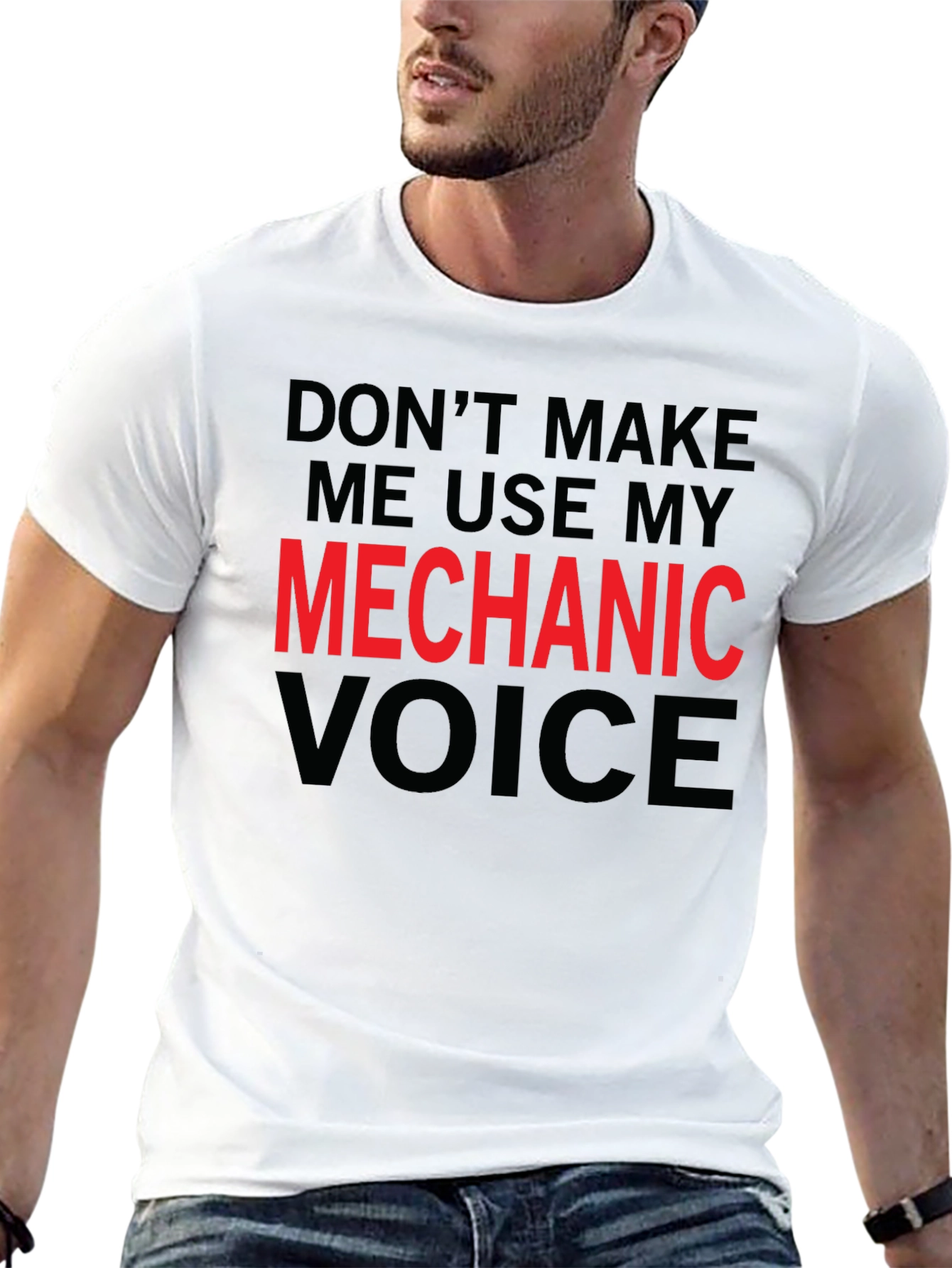 Mechanic Voice T-Shirt - Funny Warning Tee