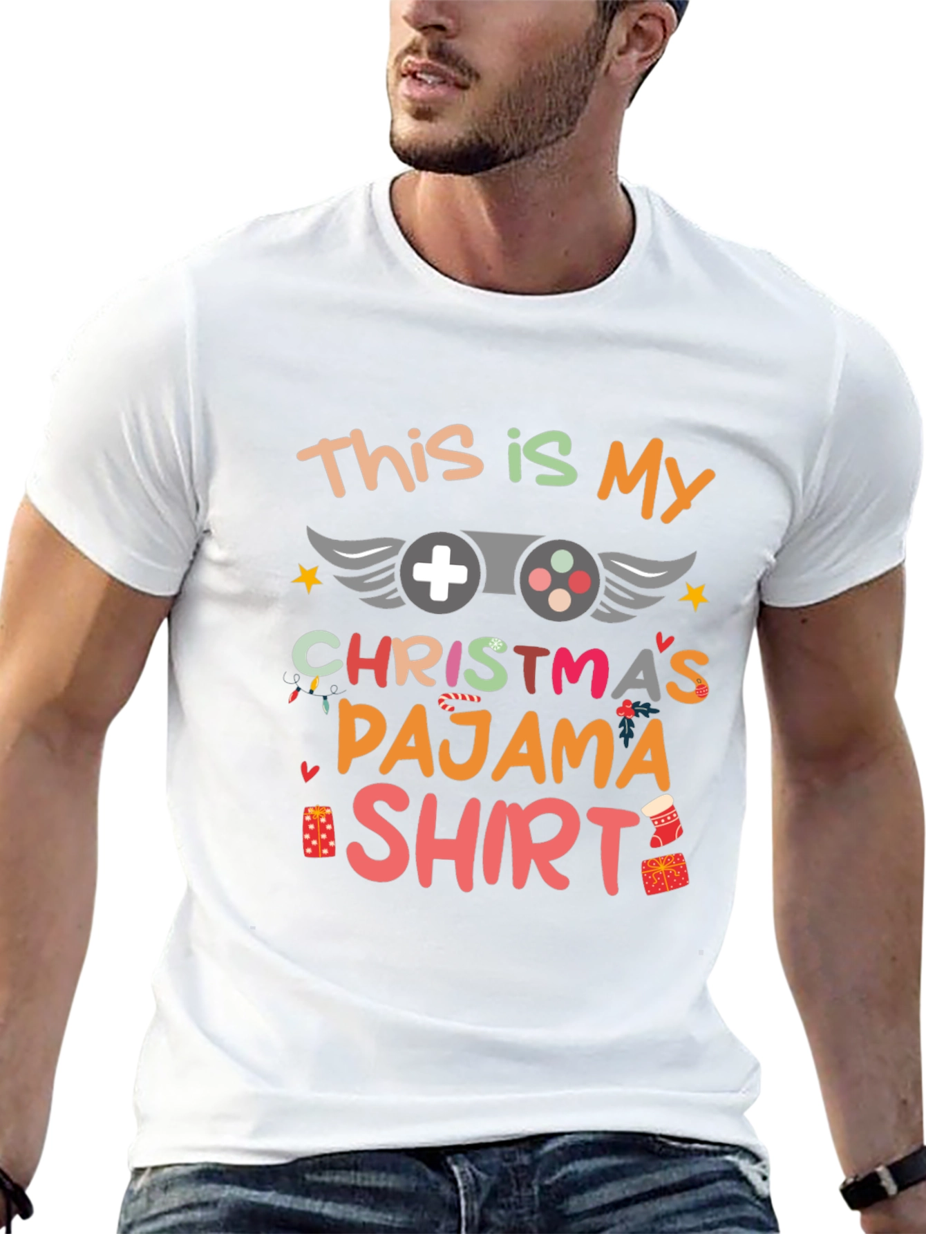 Christmas Gamer Pajama Shirt