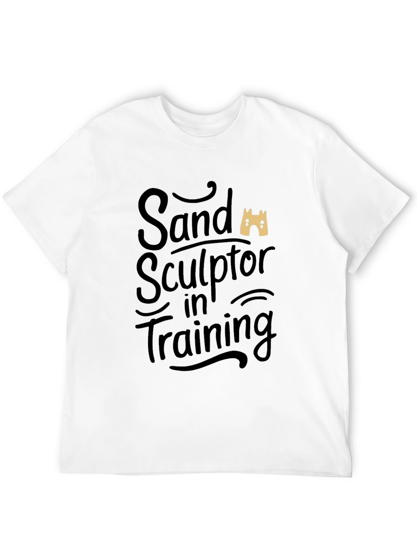 Sand Sculptor in Training Black T-Shirt