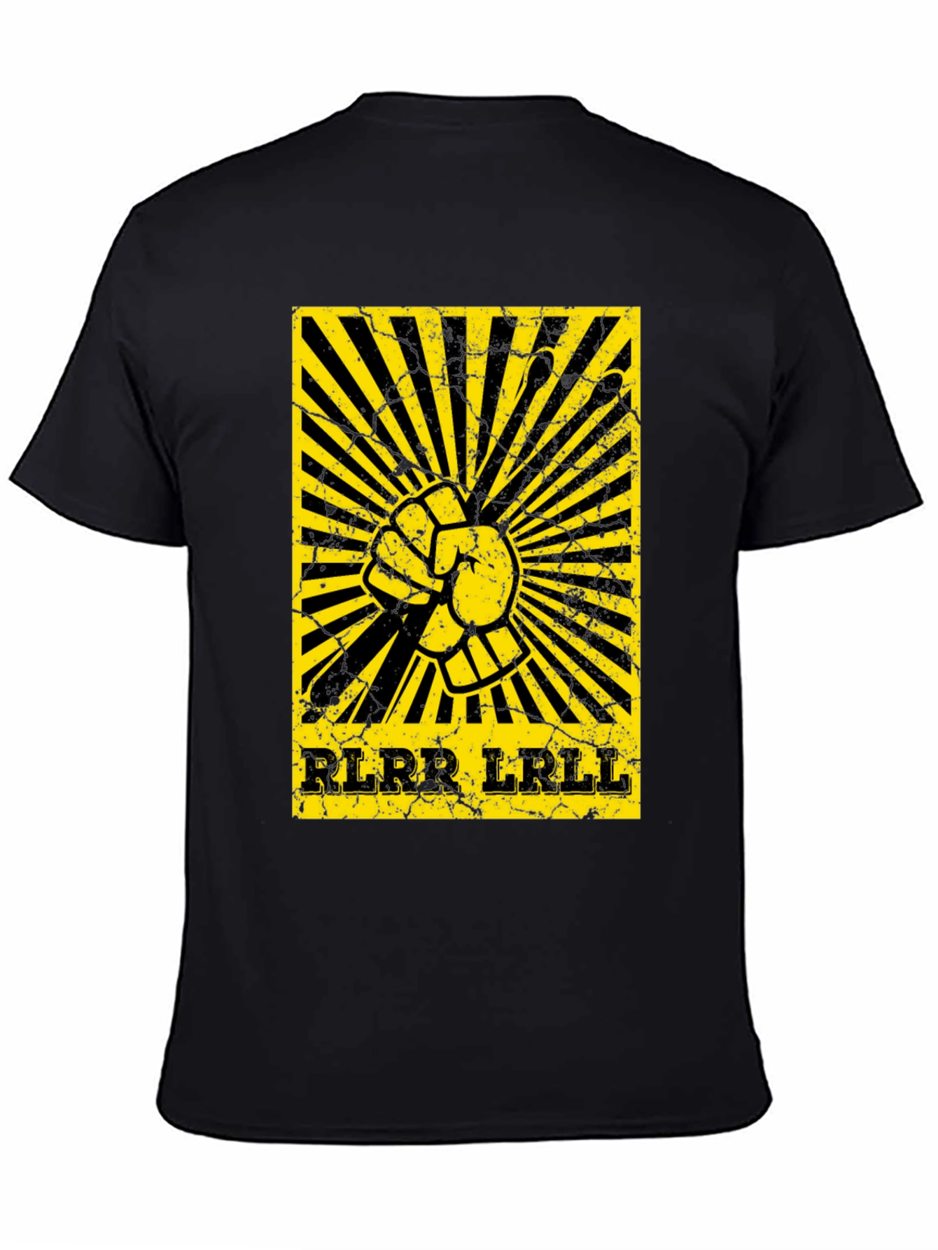 Drummer Rhythm Black Tee - Rock On!