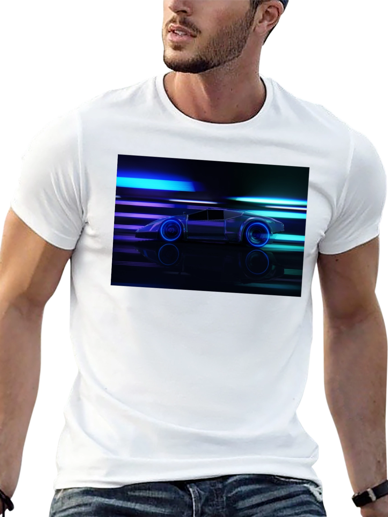 Retro Futuristic Car T-Shirt