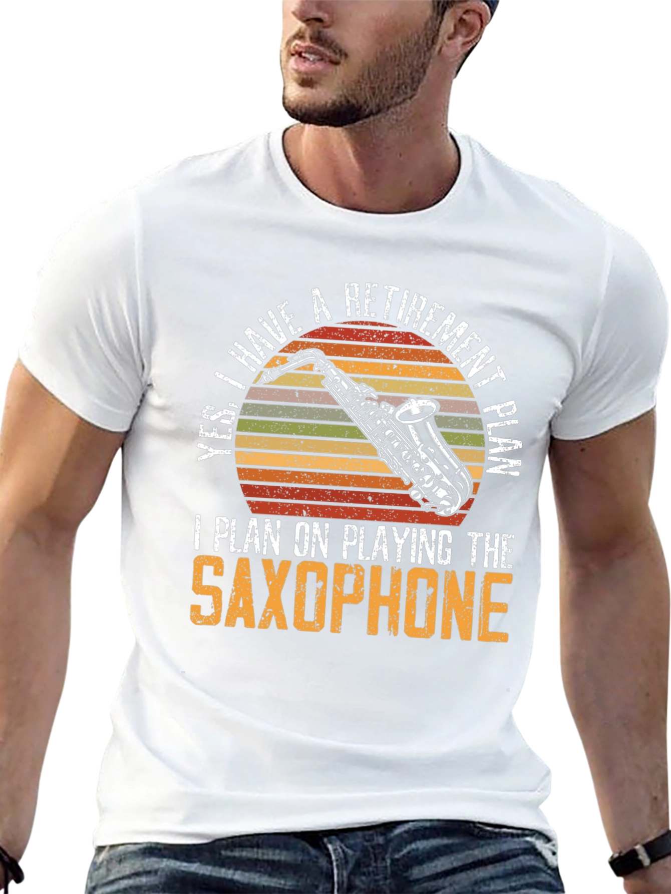 Retirement Saxophone T-Shirt - Musician Gift Tee