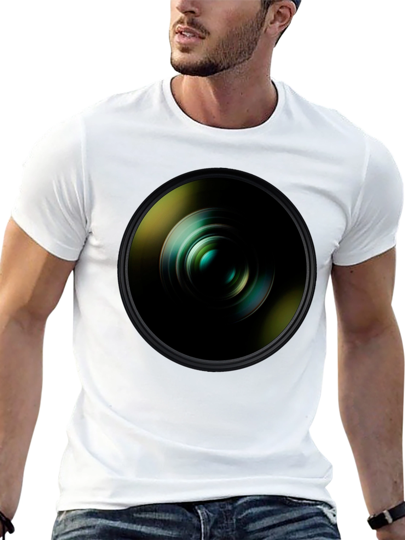 Camera Lens Graphic T-Shirt - Photography Enthusiast