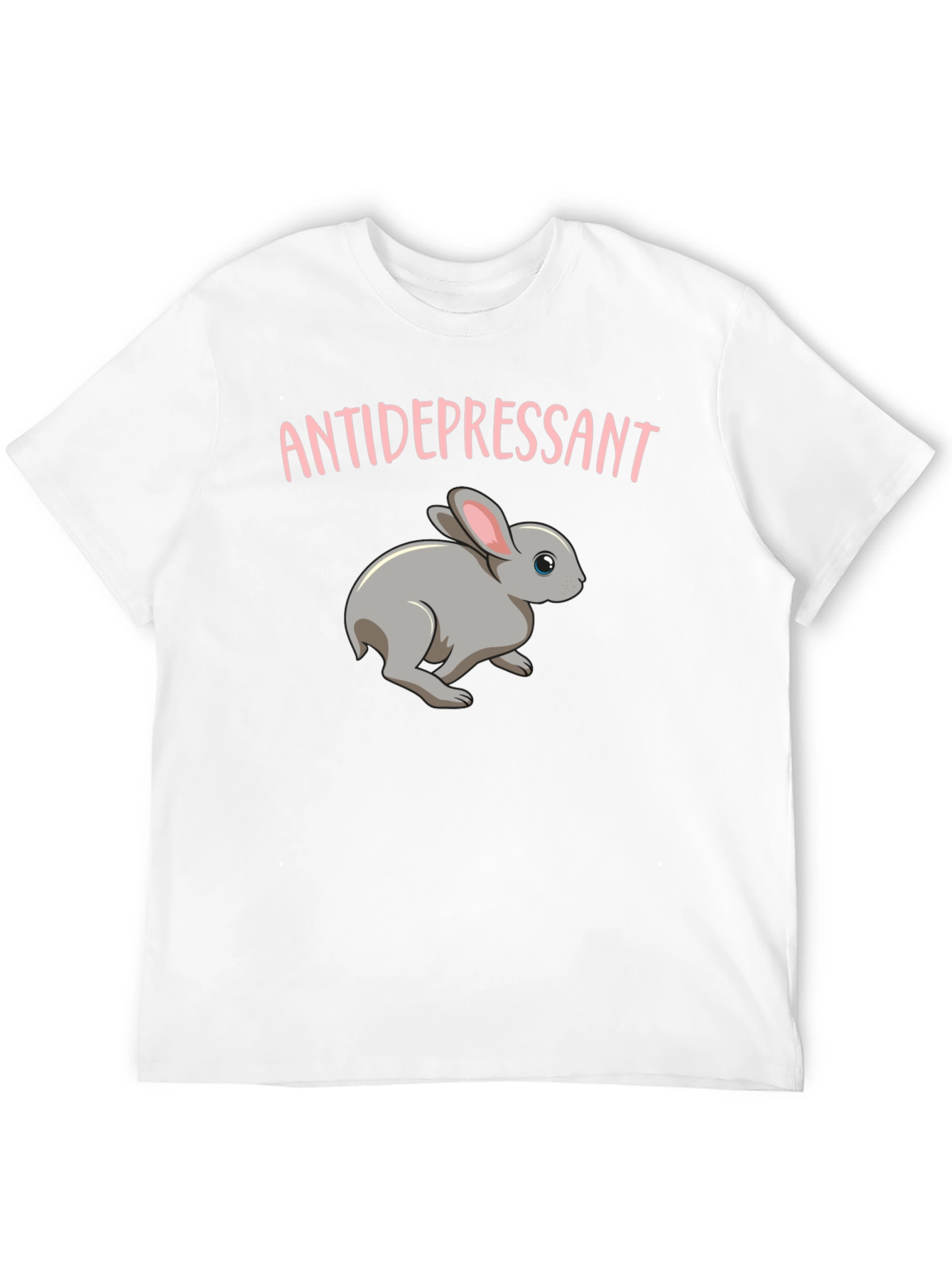 Antidepressant Bunny Graphic T-Shirt