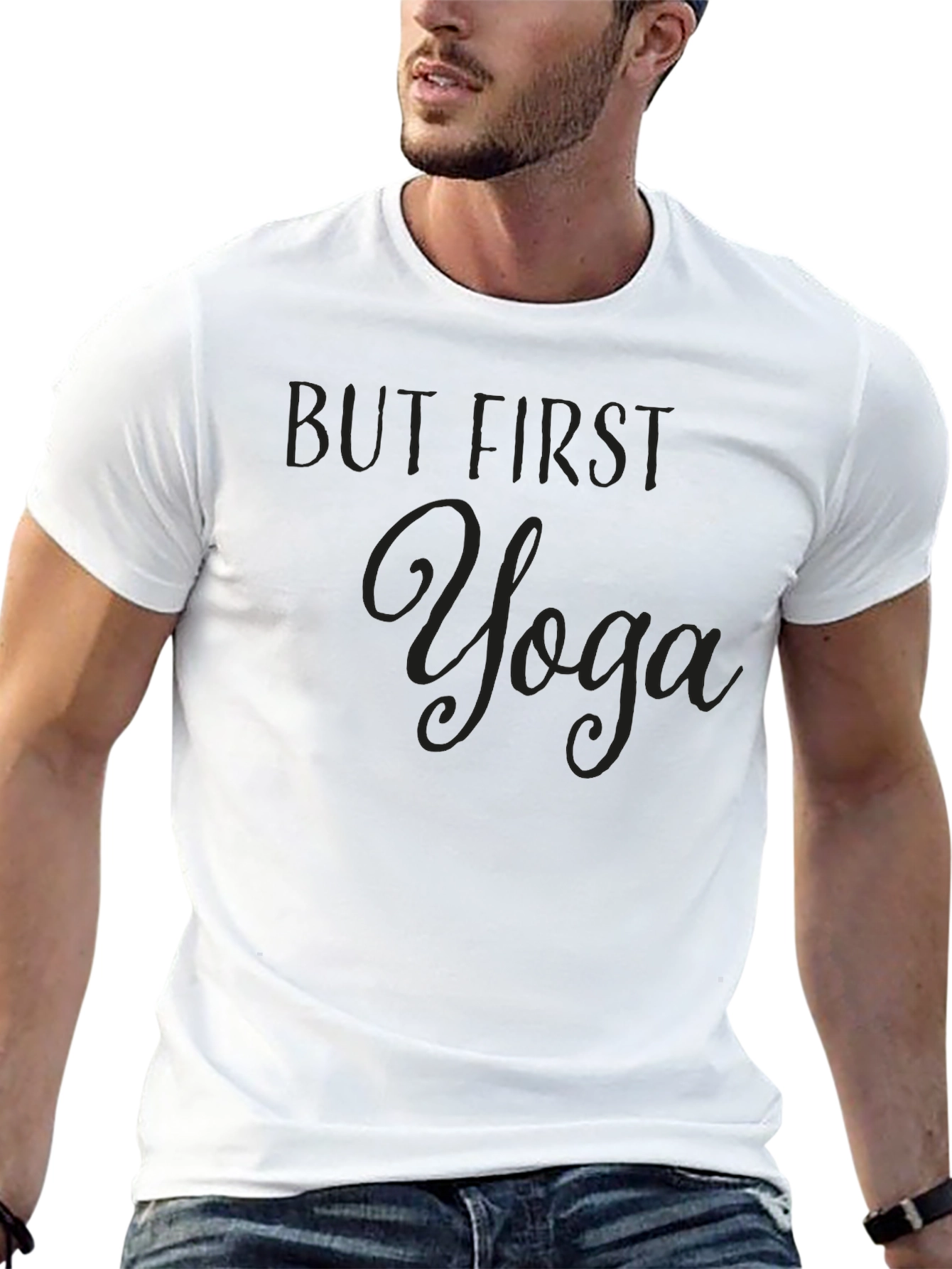 But First Yoga Graphic Tee - Unisex