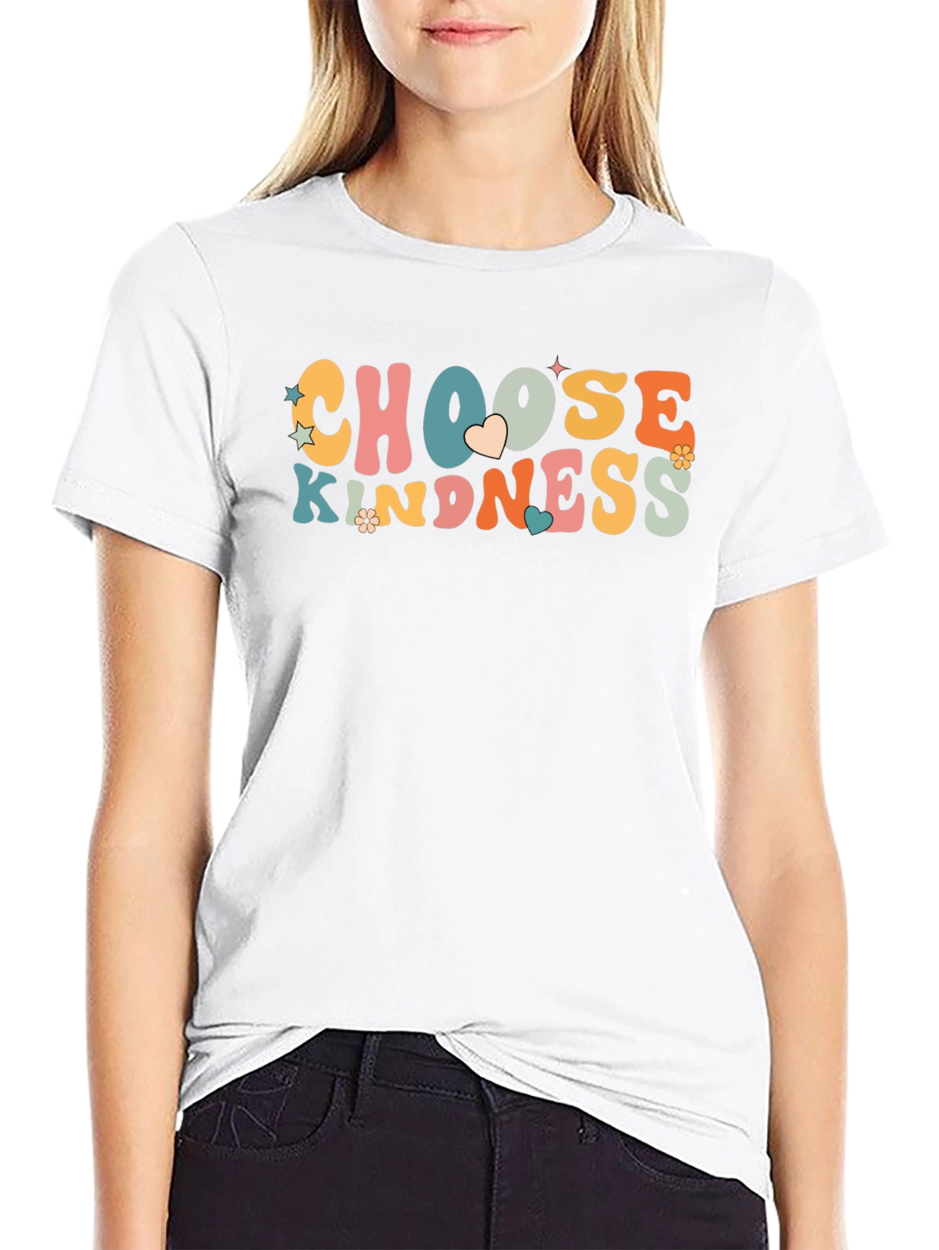 Choose Kindness Graphic Tee - Trendy Comfort