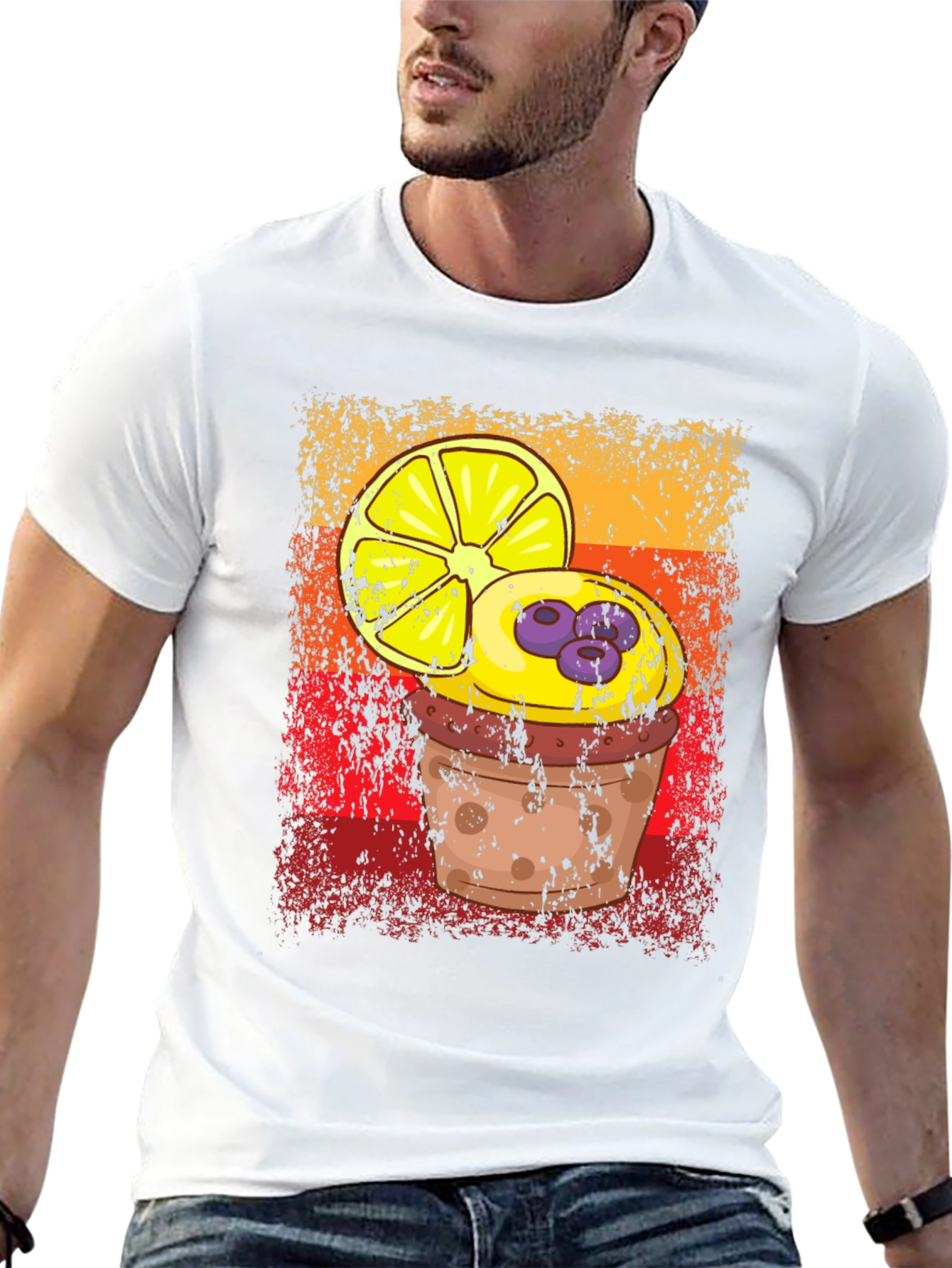 Lemon Blueberry Muffin Graphic Tee