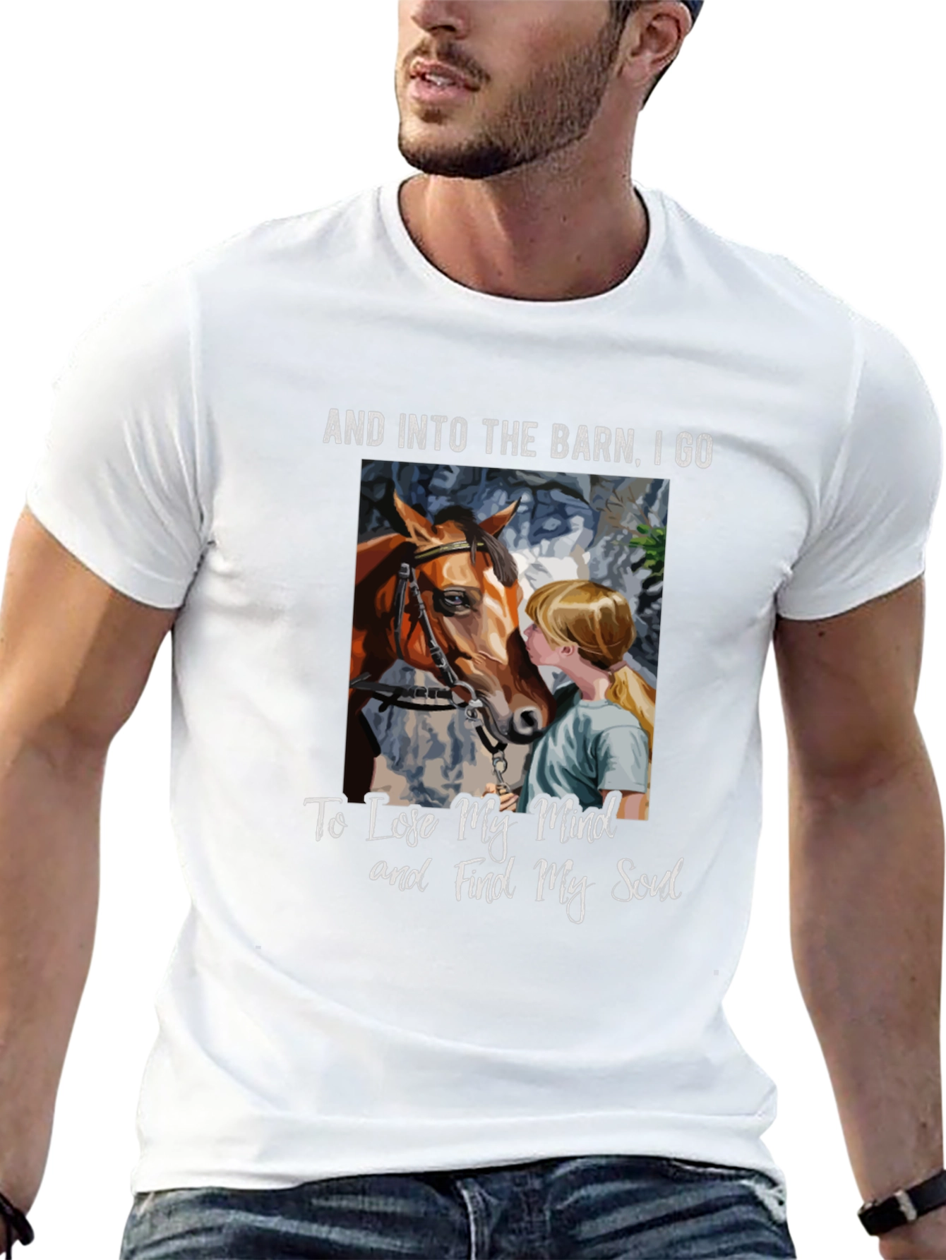 Barn Horse T-Shirt: Find Your Soul
