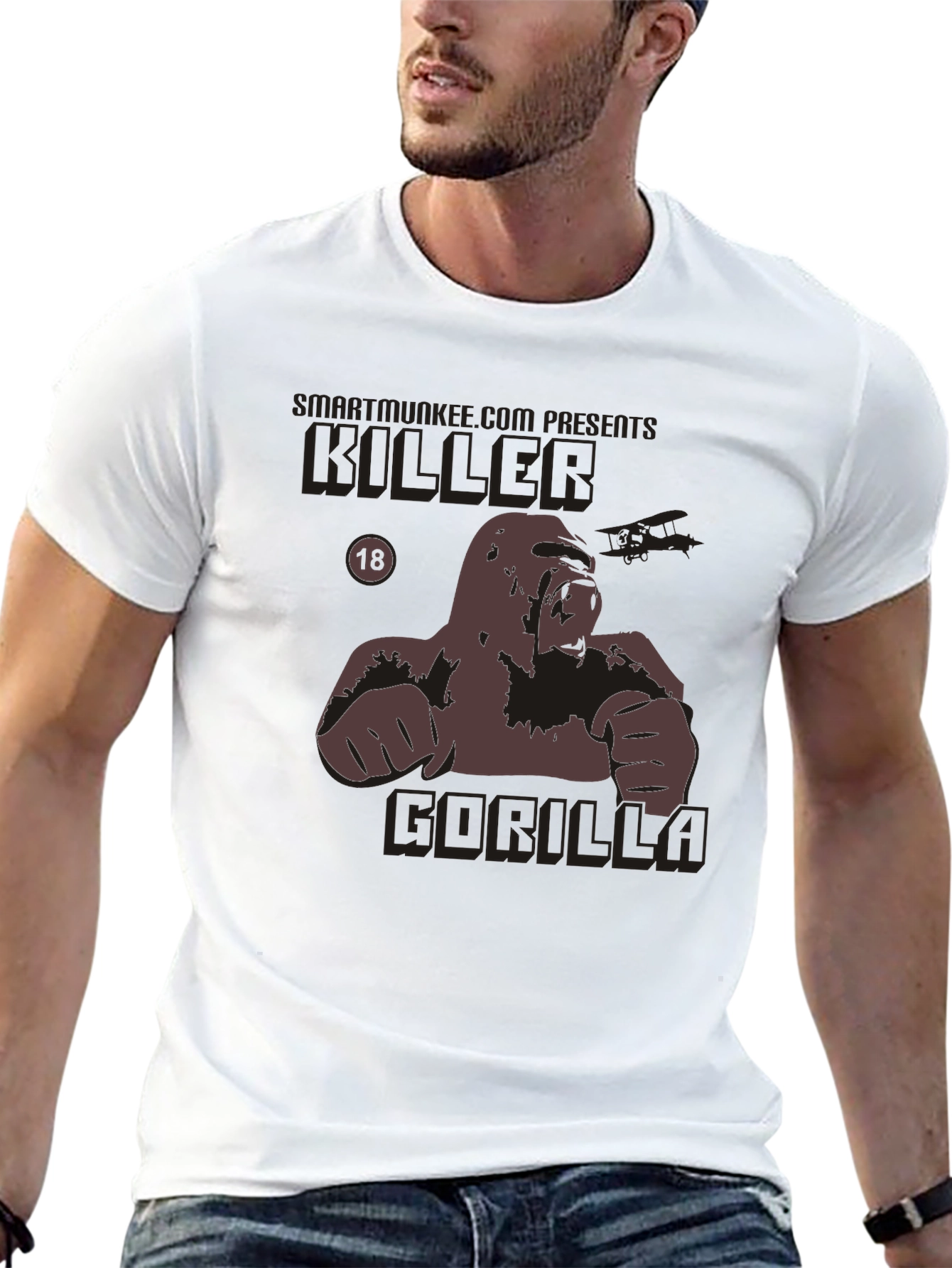 Killer Gorilla Graphic Tee - Black T-Shirt