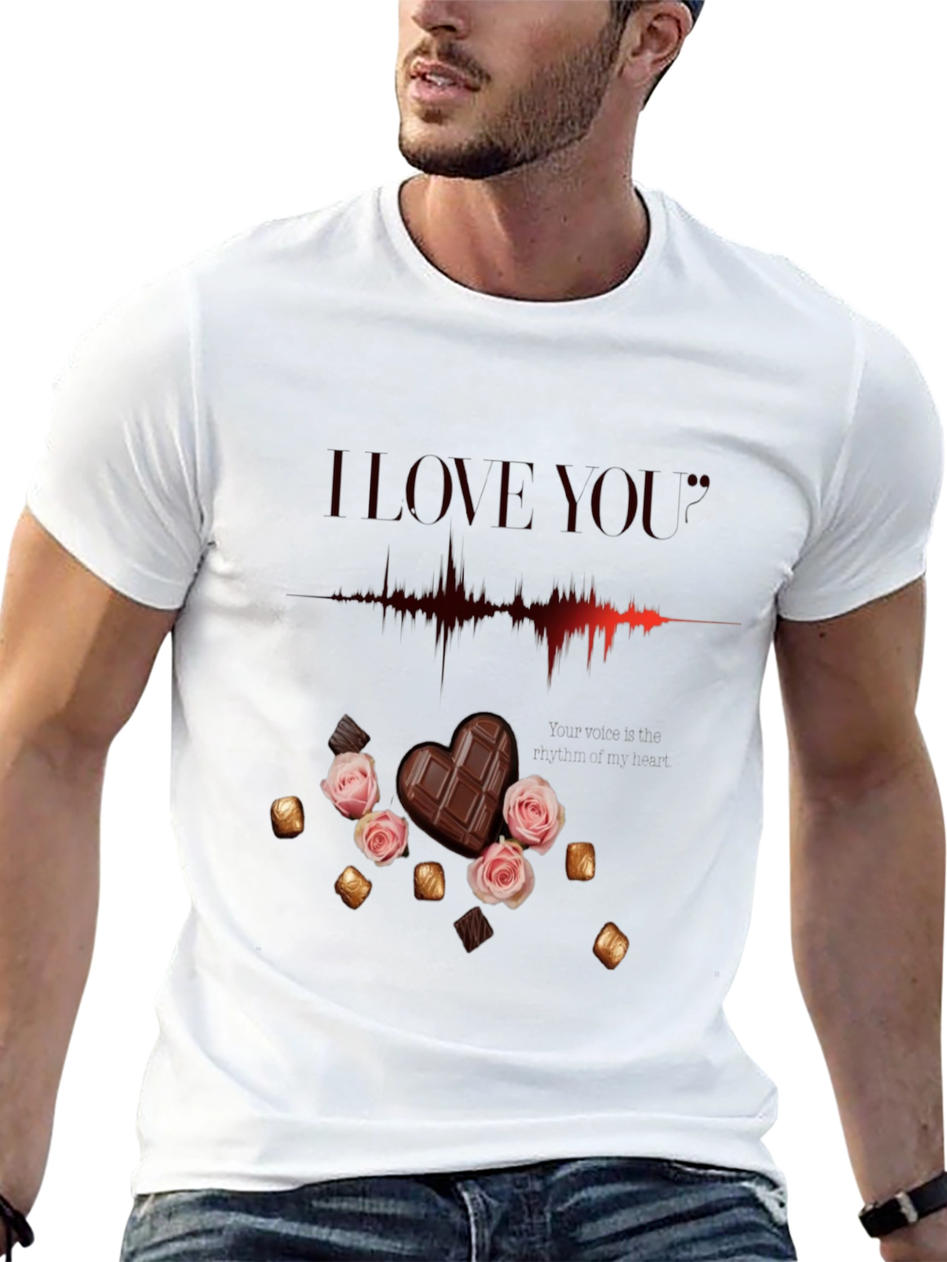 I Love You Chocolate & Rose T-Shirt