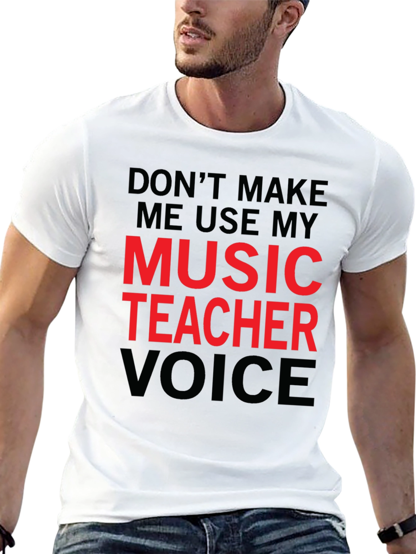 Music Teacher Voice T-Shirt - Funny Musician Tee