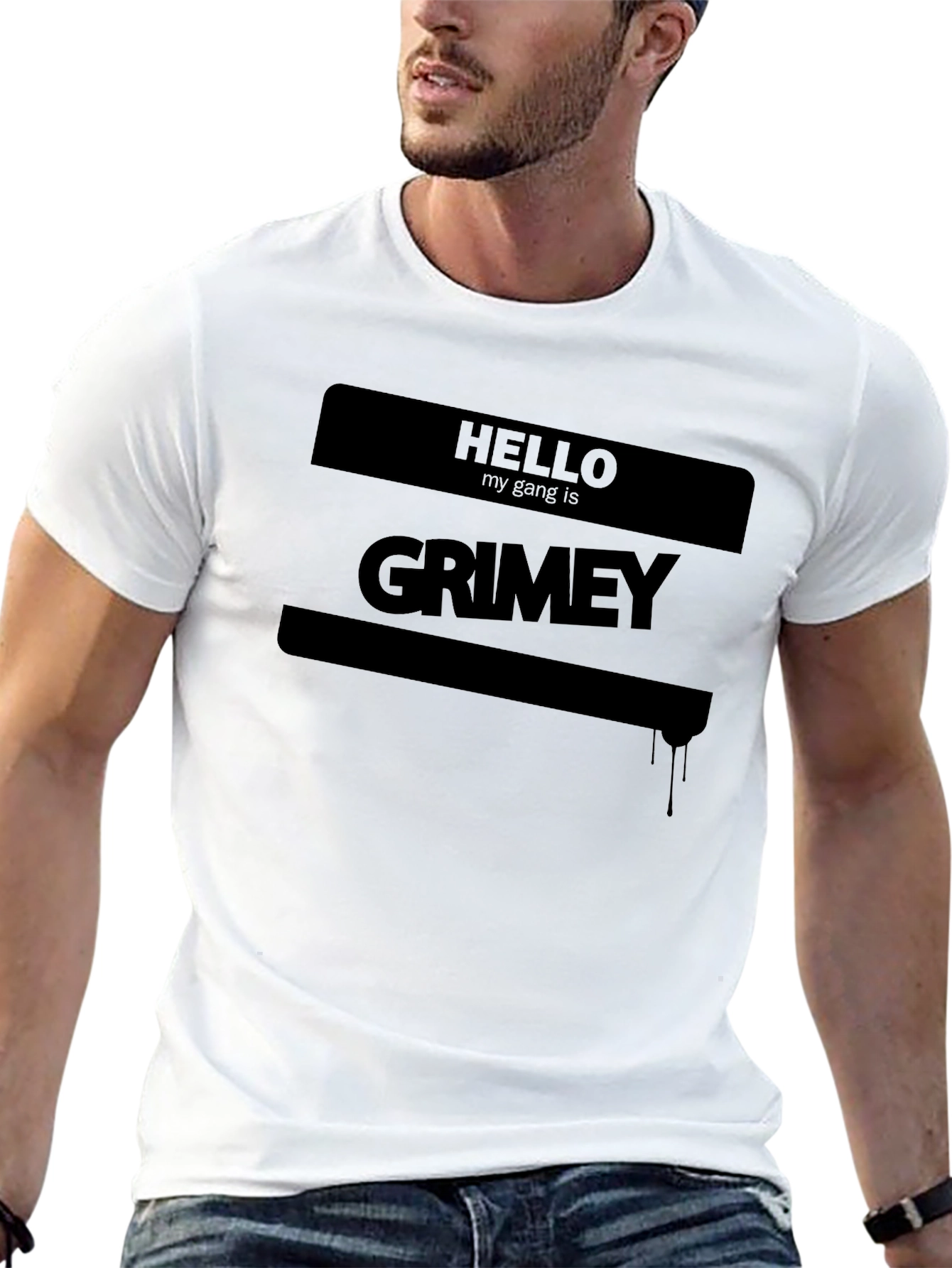 Grimey Gang Black T-Shirt - Edgy Streetwear
