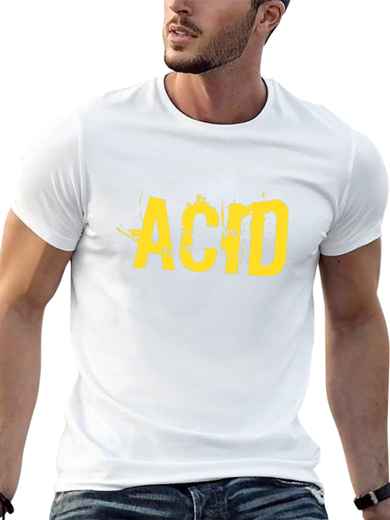 Acid Graphic Tee - Grunge Style Black T-Shirt