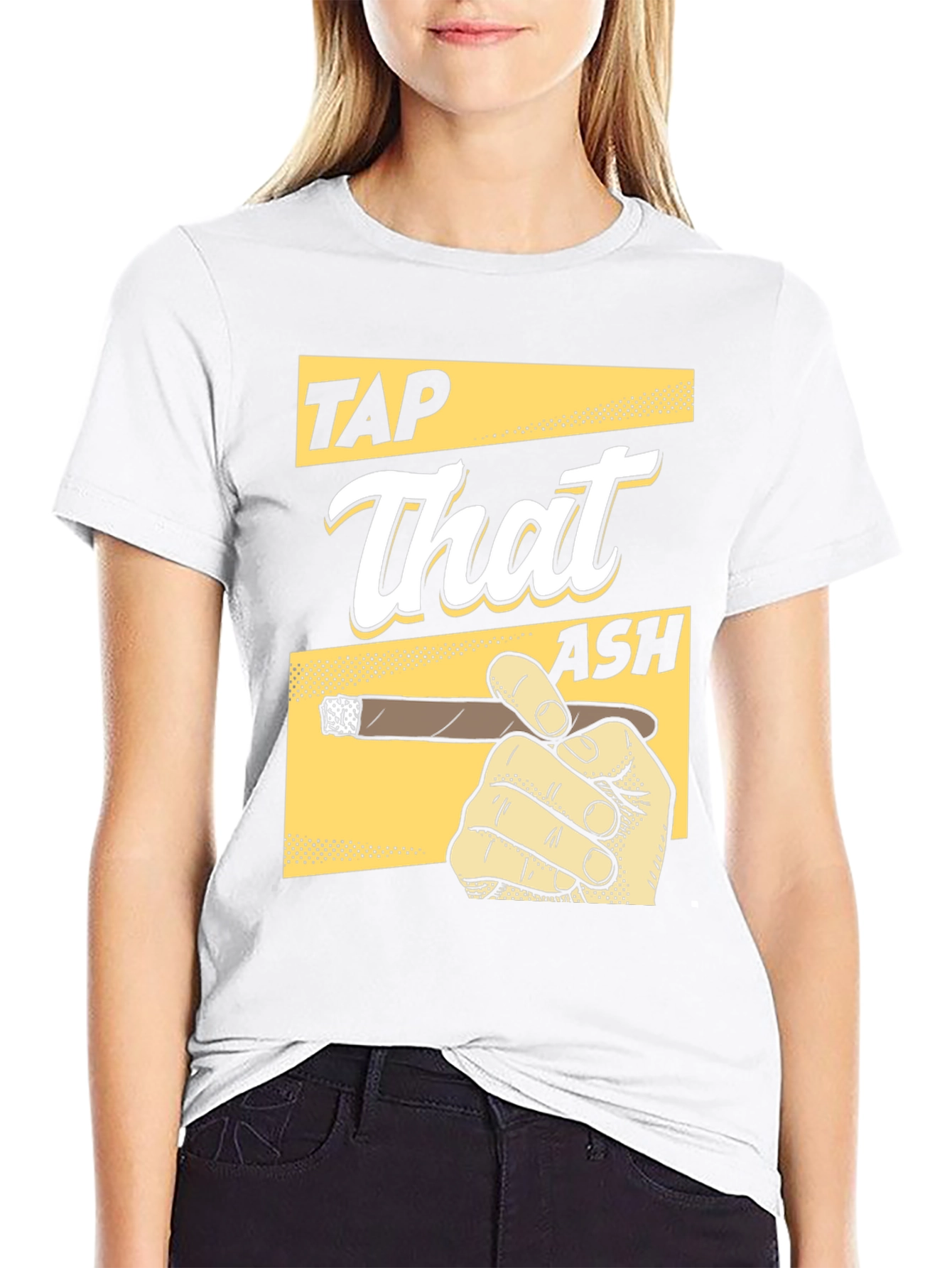 Tap That Ash Graphic T-Shirt - Cigar Smoker Tee