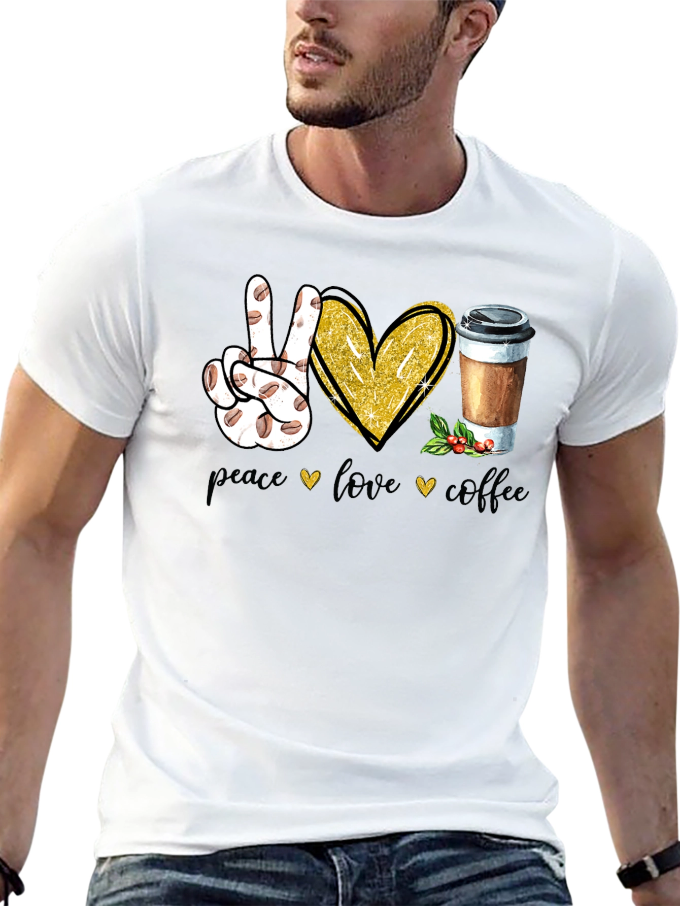 Peace Love Coffee T-Shirt