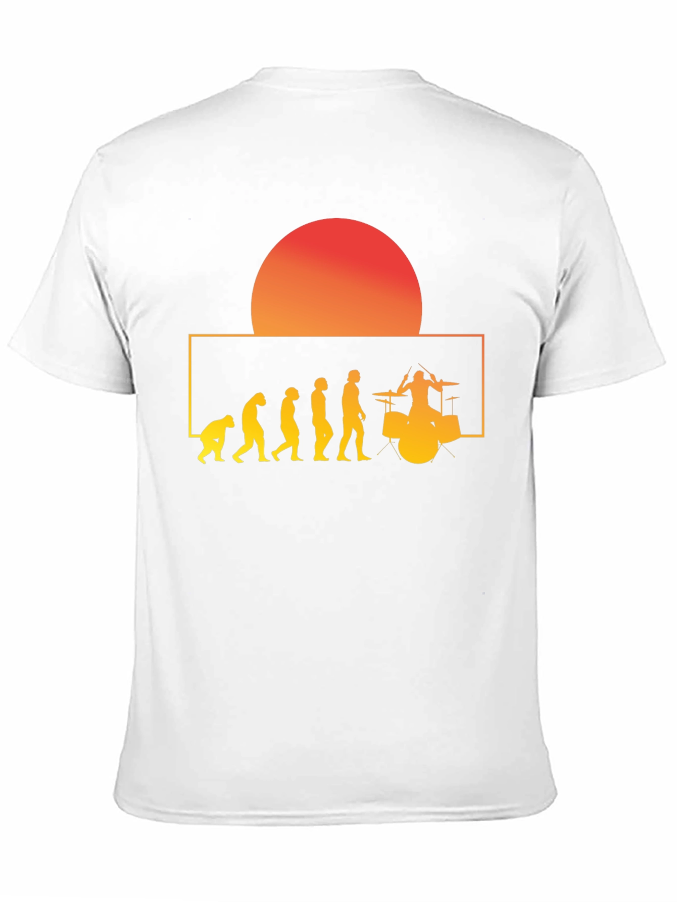 Drummer Evolution Graphic Tee - Black Cotton